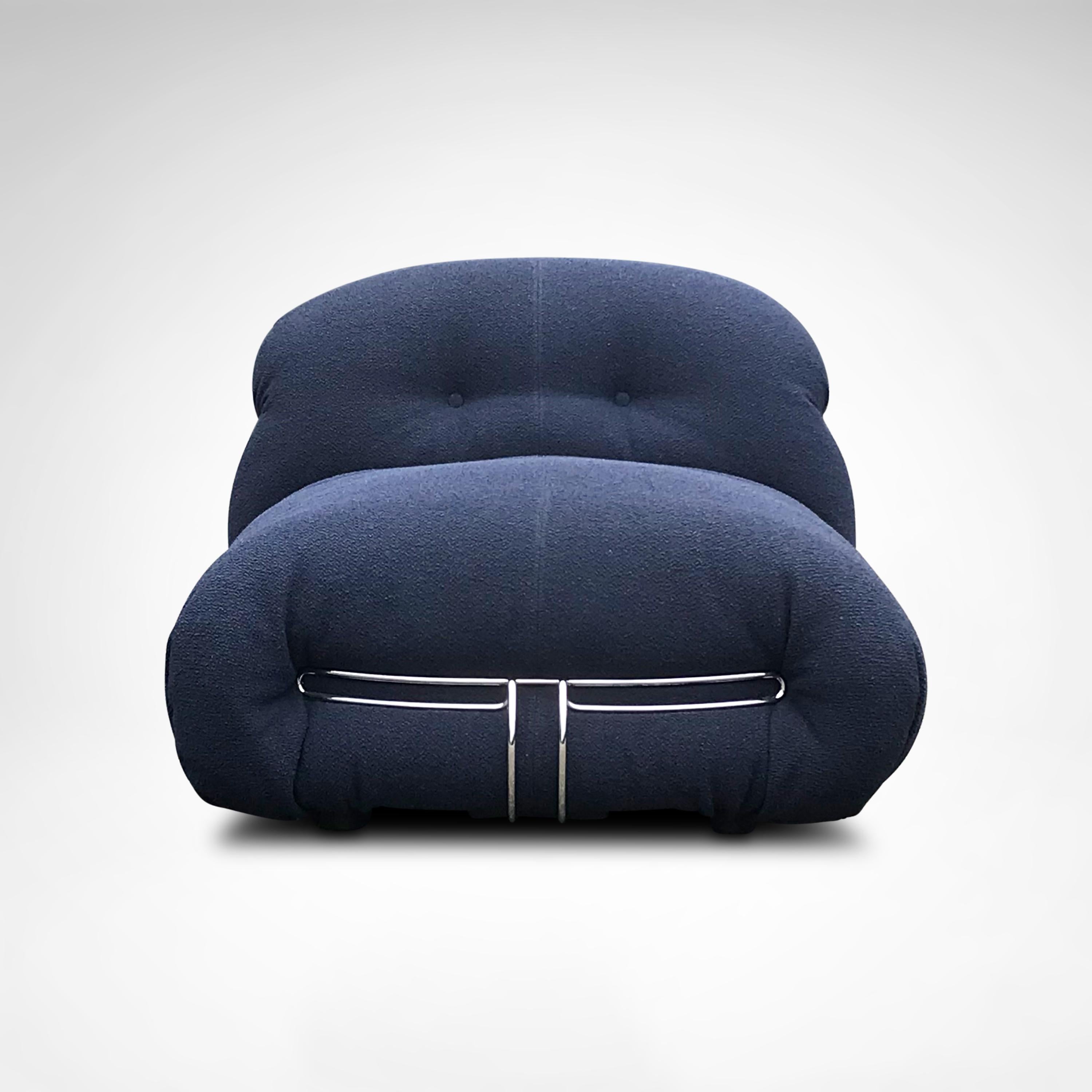 Soriana lounge chair by Tobia & Afra Scarpa for Cassina In Excellent Condition For Sale In Sas van Gent, NL