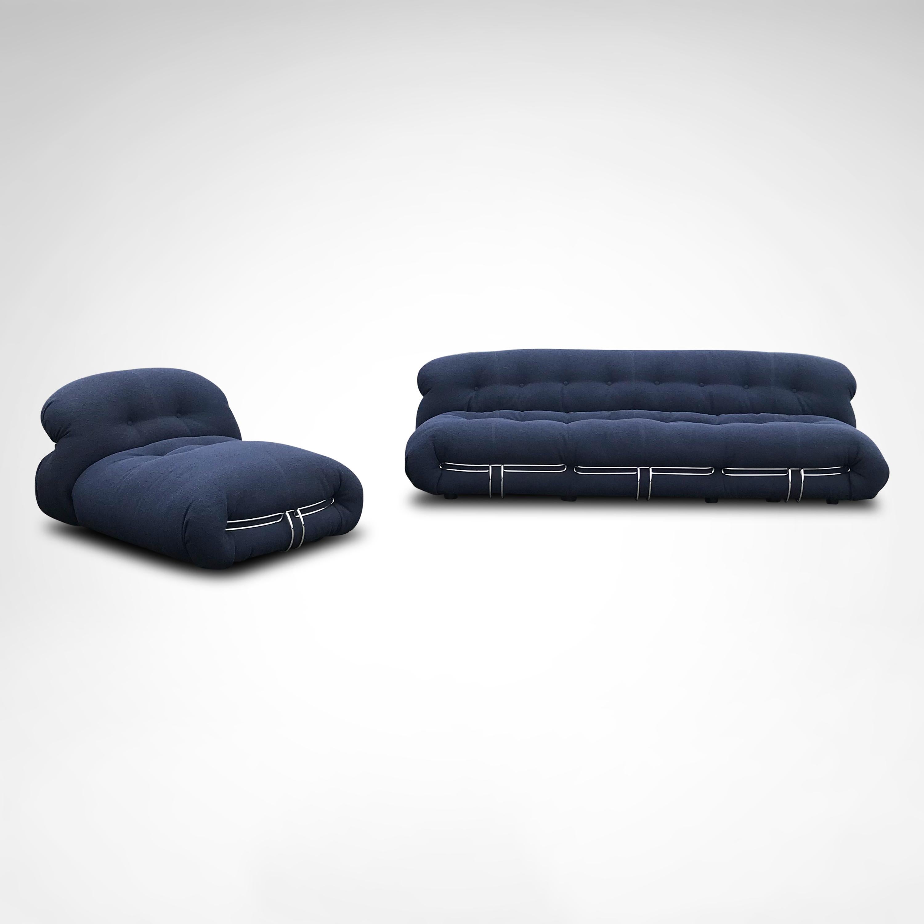 Soriana lounge chair by Tobia & Afra Scarpa for Cassina For Sale 2