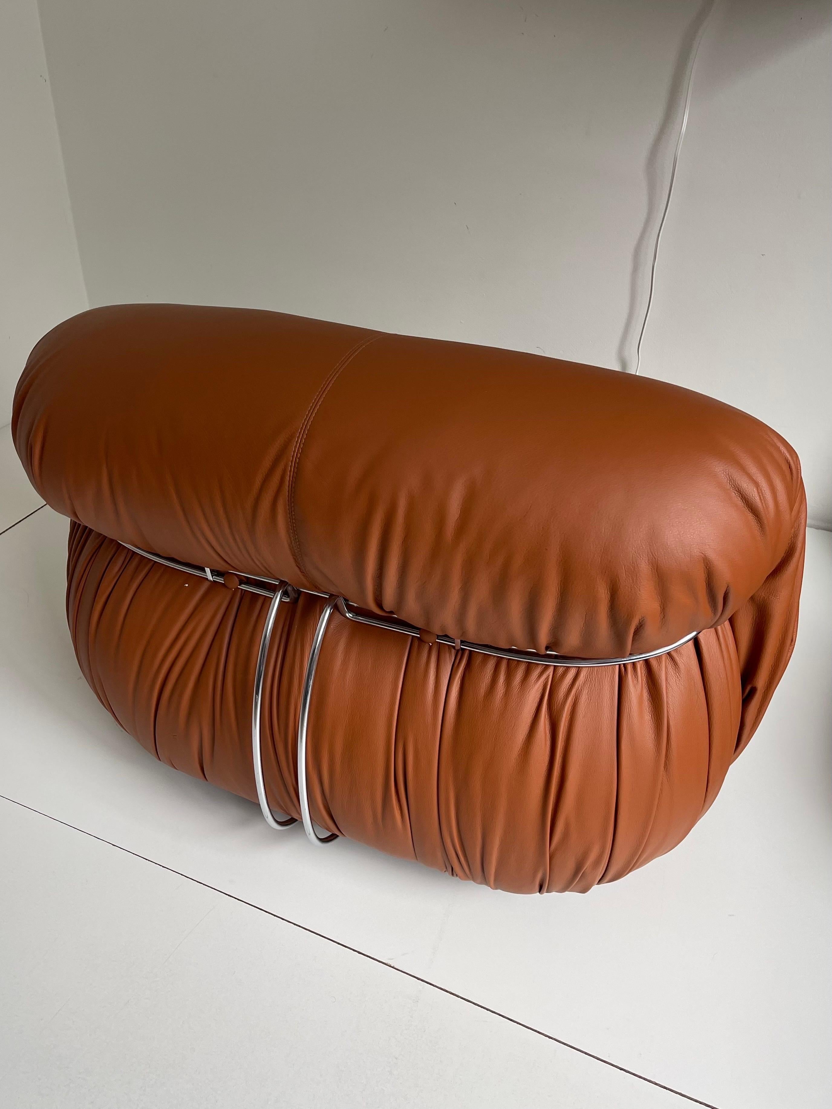 Italian Soriana Lounge Chair Designed by Afra & Tobia Scarpa, 1970’s