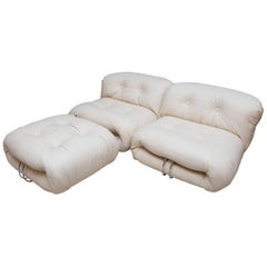 Soriana Lounge Chairs and Ottoman by Afra 
Tobia Scarpa