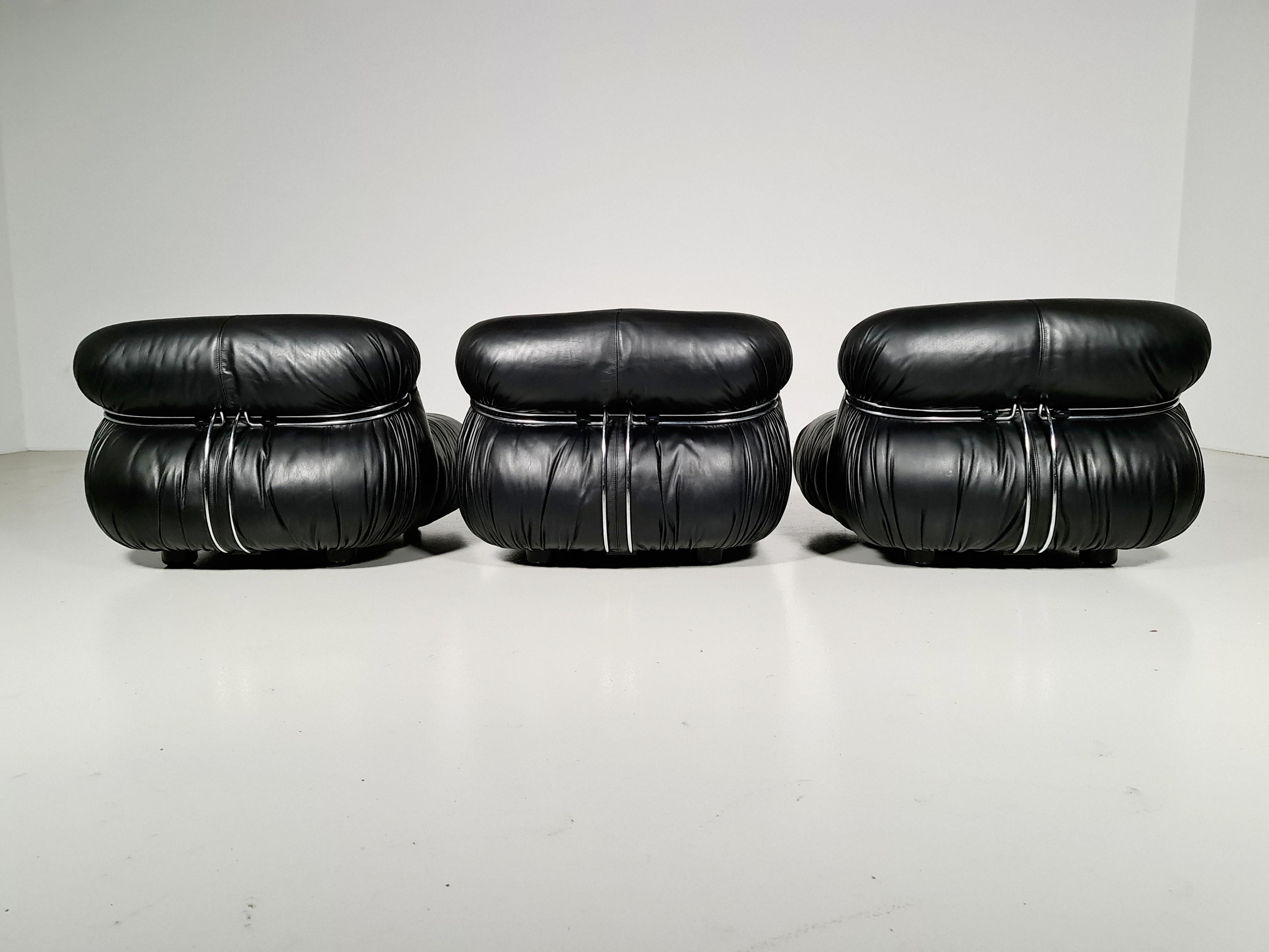 Mid-Century Modern Soriana Lounge Chair  by Afra & Tobia Scarpa for Cassina, 1970s