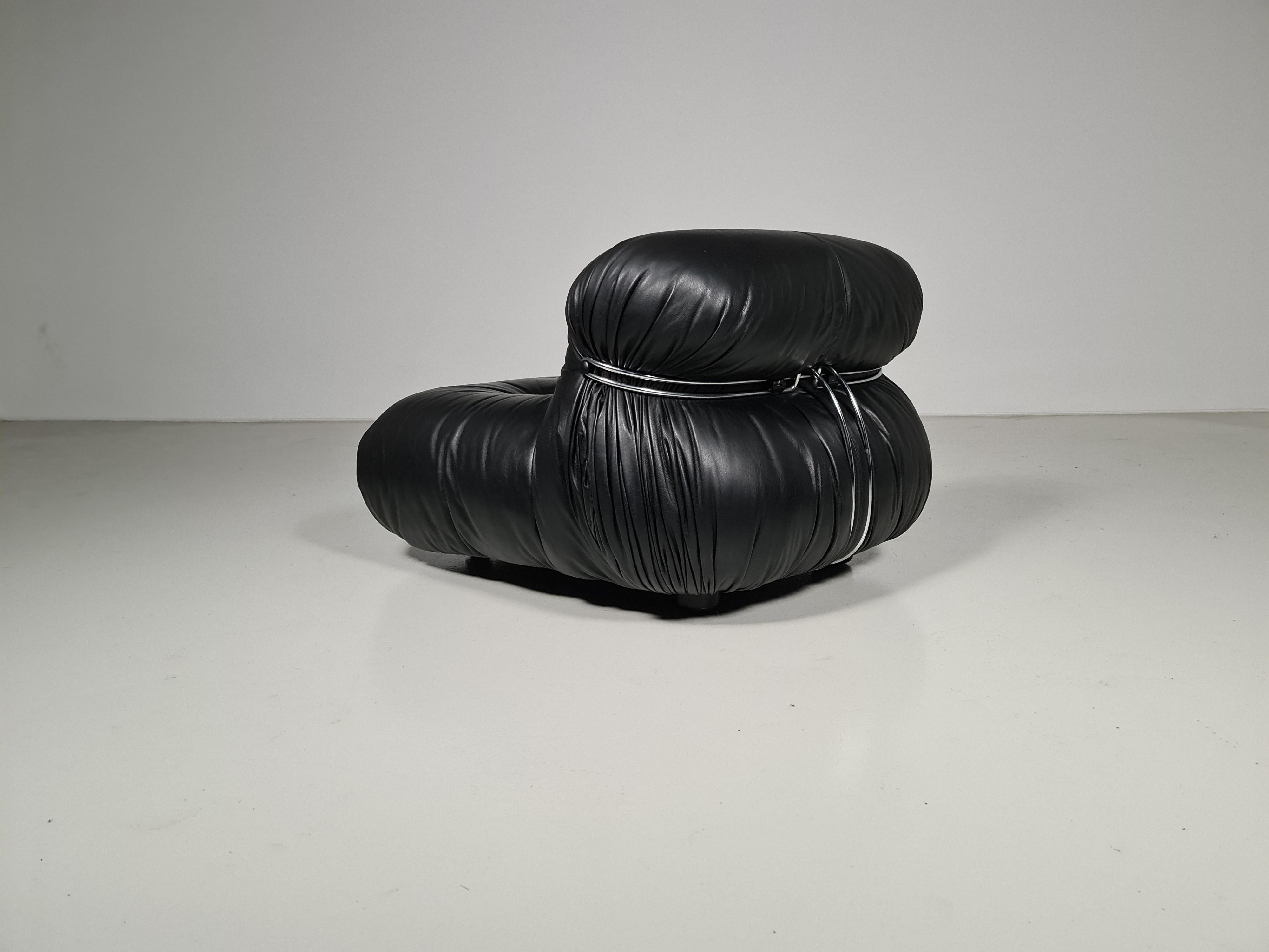 Soriana Lounge Chair  by Afra & Tobia Scarpa for Cassina, 1970s In Good Condition In amstelveen, NL