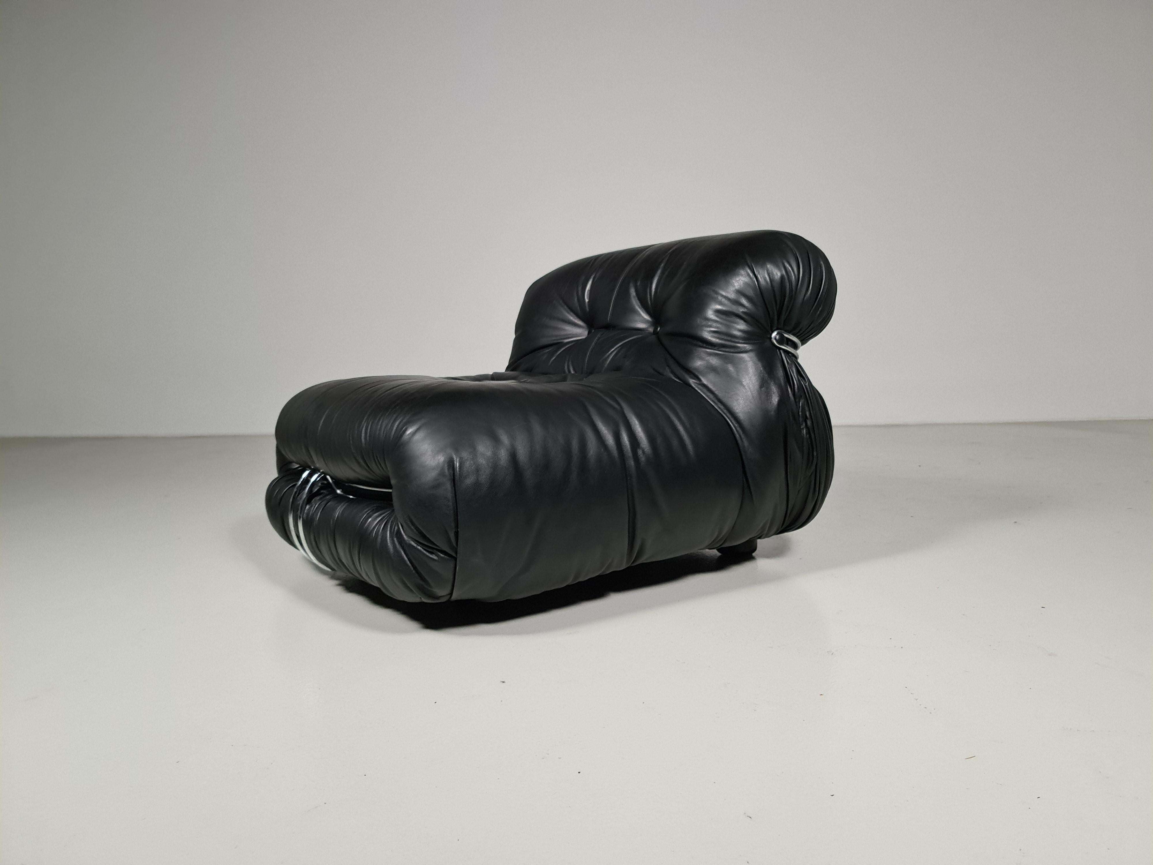 Late 20th Century Soriana Lounge Chair  by Afra & Tobia Scarpa for Cassina, 1970s