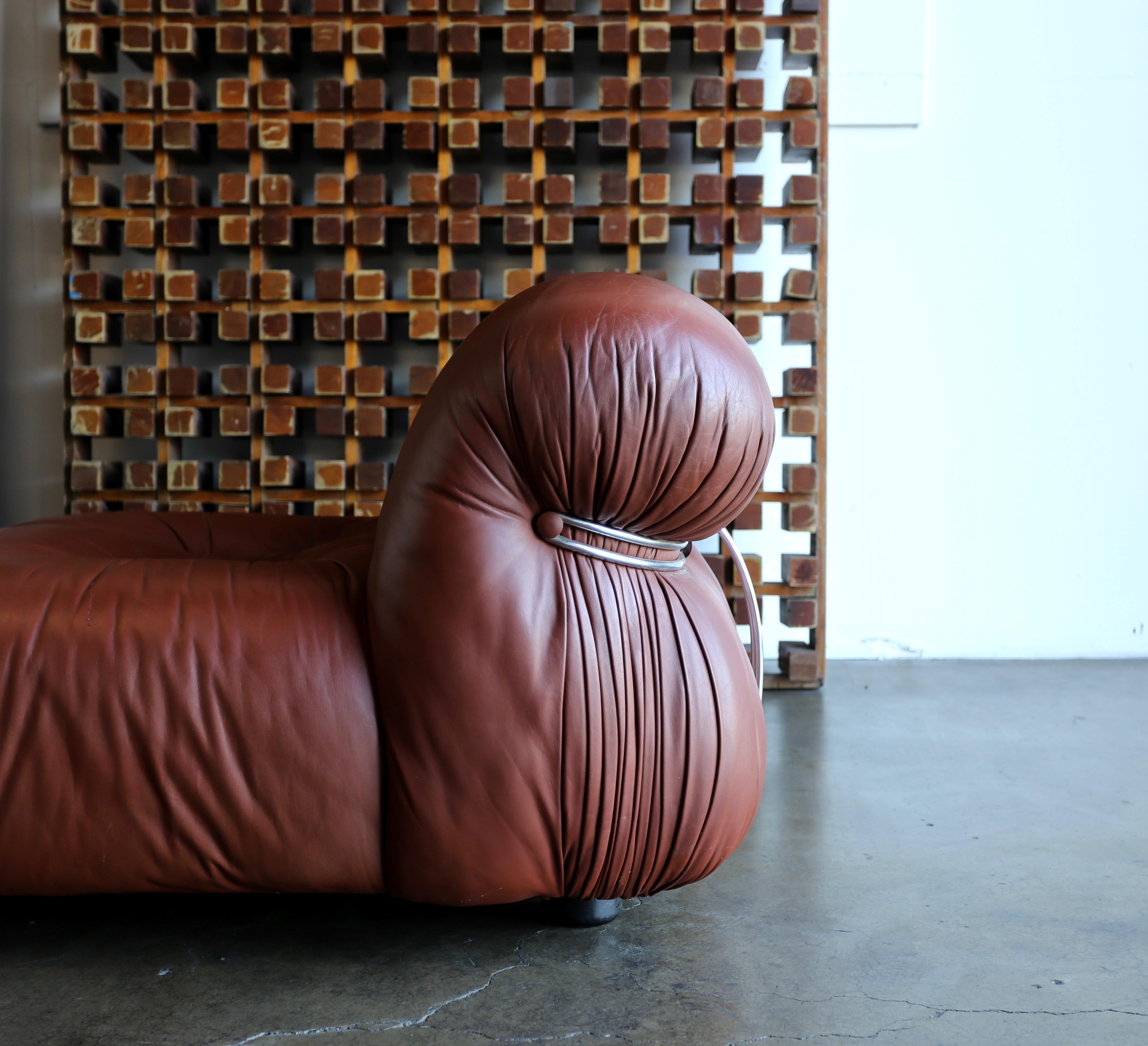 Soriana Lounge Chairs by Afra & Tobia Scarpa for Cassina In Good Condition In Costa Mesa, CA