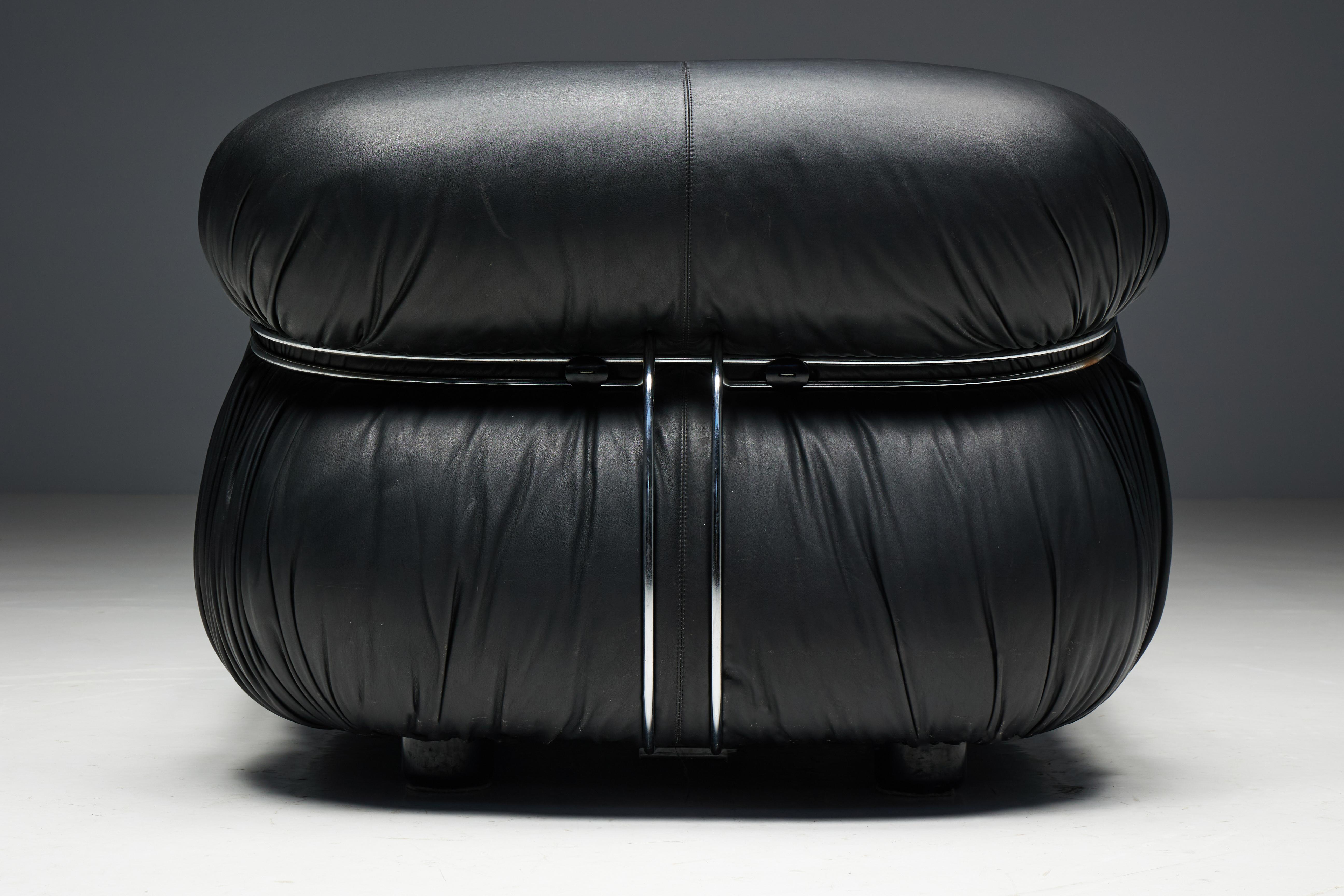 Soriana Lounge Chairs by Afra & Tobia Scarpa for Cassina, Italy, 1970s For Sale 9