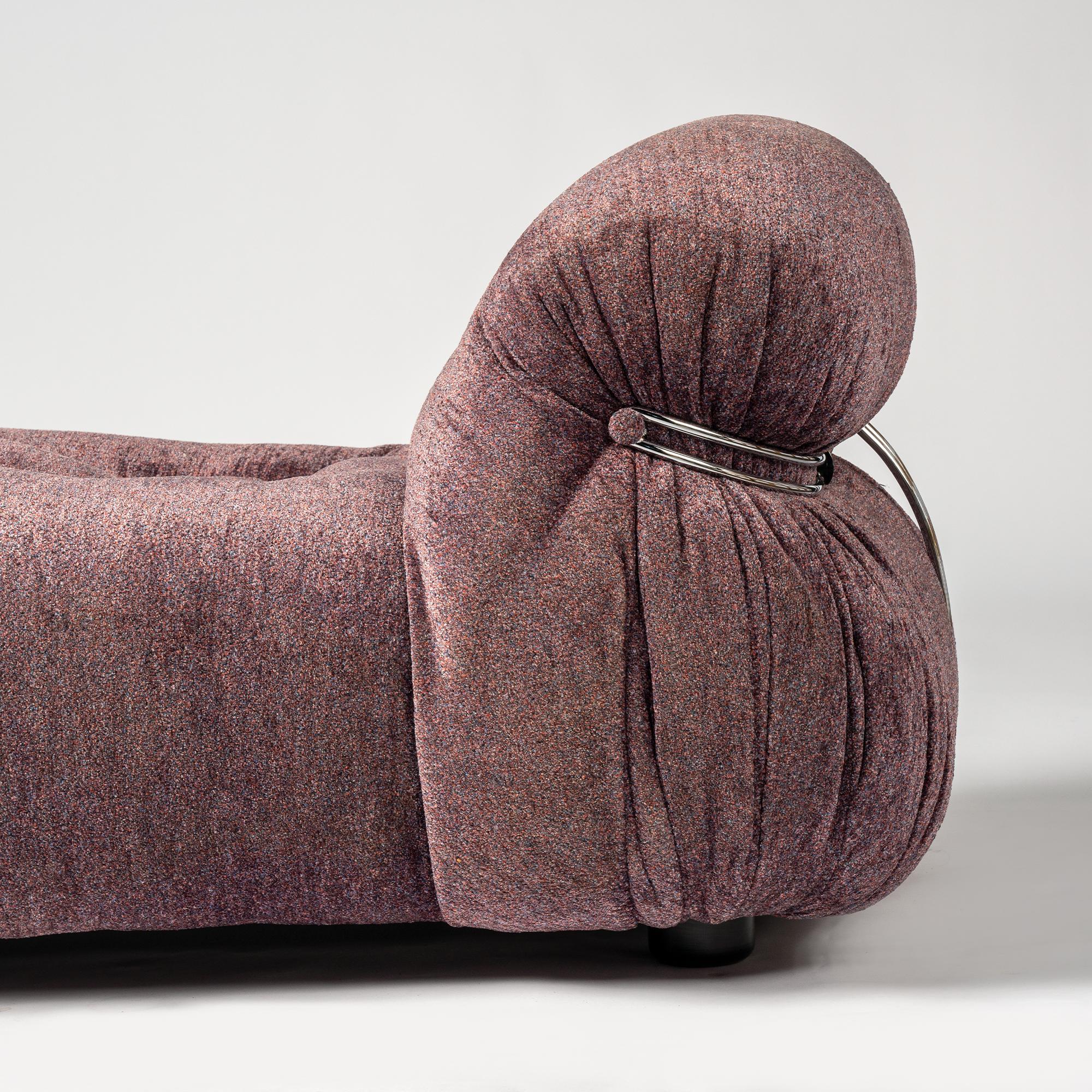Italiano Soriana Lounge Chairs + Ottoman di Afra & Tobia Scarpa per Cassina, Italia, 1969 in vendita