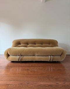 Loveseat Soriana de Afra & Tobia Scarpa para Cassina, años 70