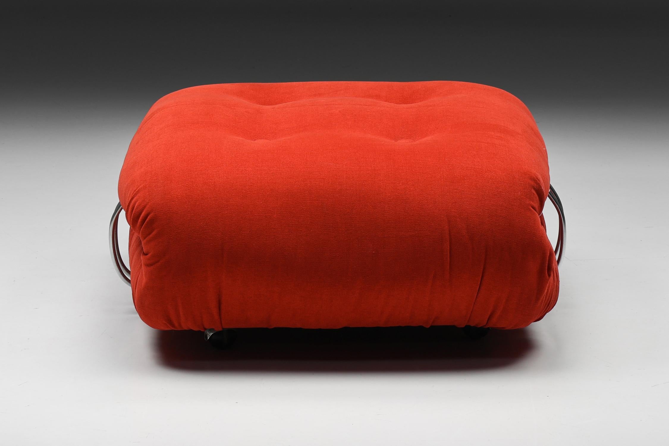 Late 20th Century Soriana Pouf by Afra & Tobia Scarpa for Cassina, 1970s For Sale