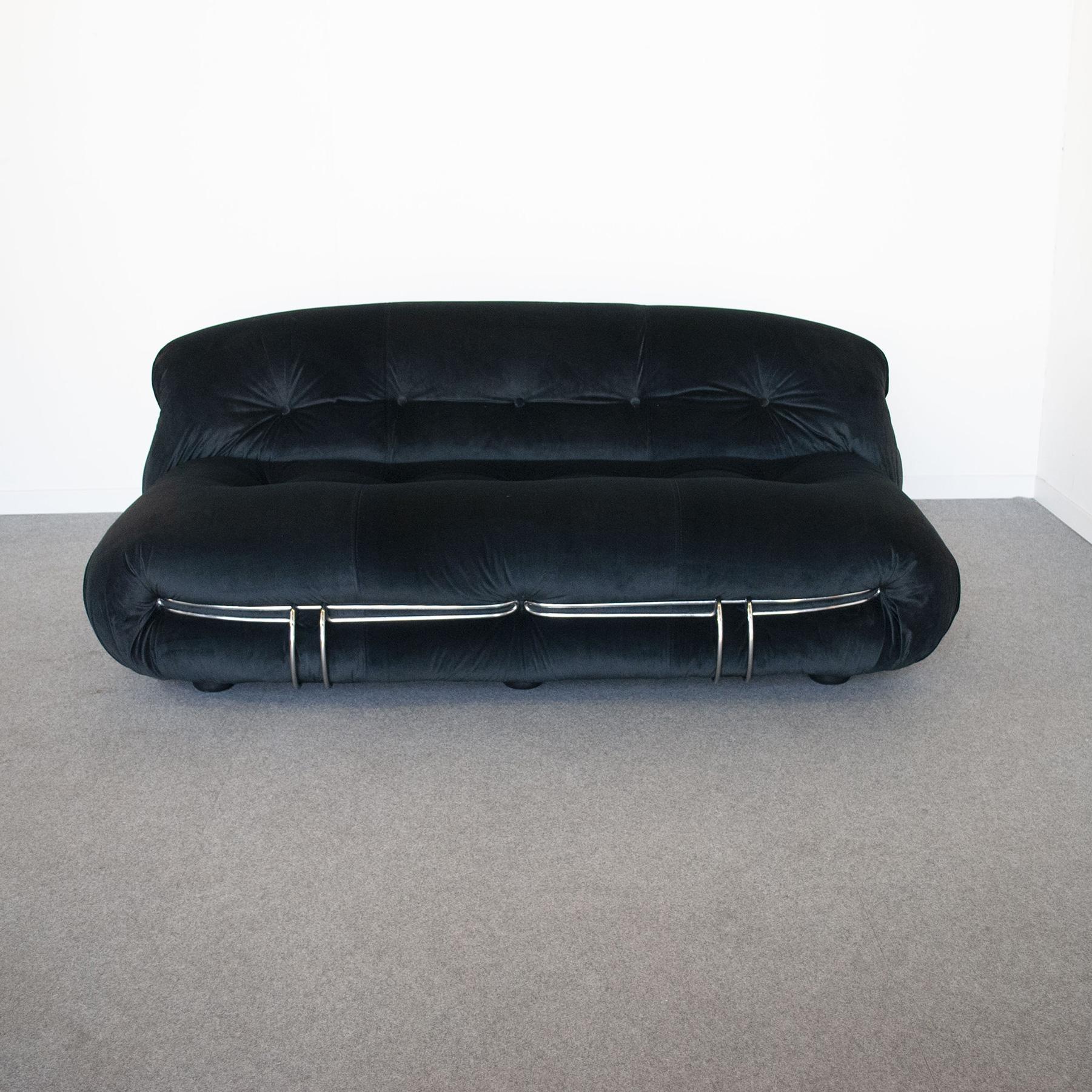 Italian Soriana Sofa design Afra and Tobia Scarpa for Cassina  For Sale