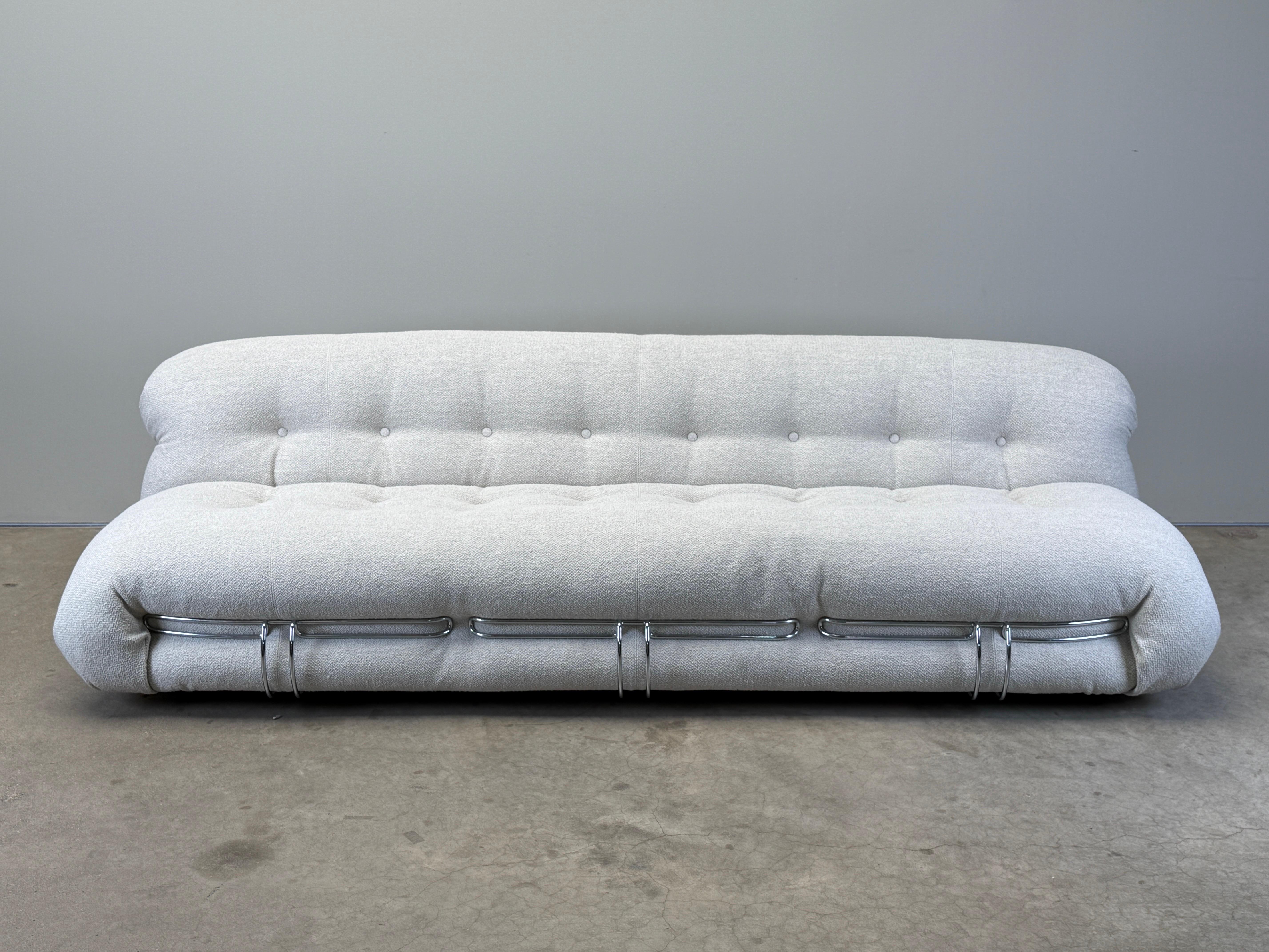 Soriana Sofa by Afra and Tobia Scarpa for Cassina in vendita 12