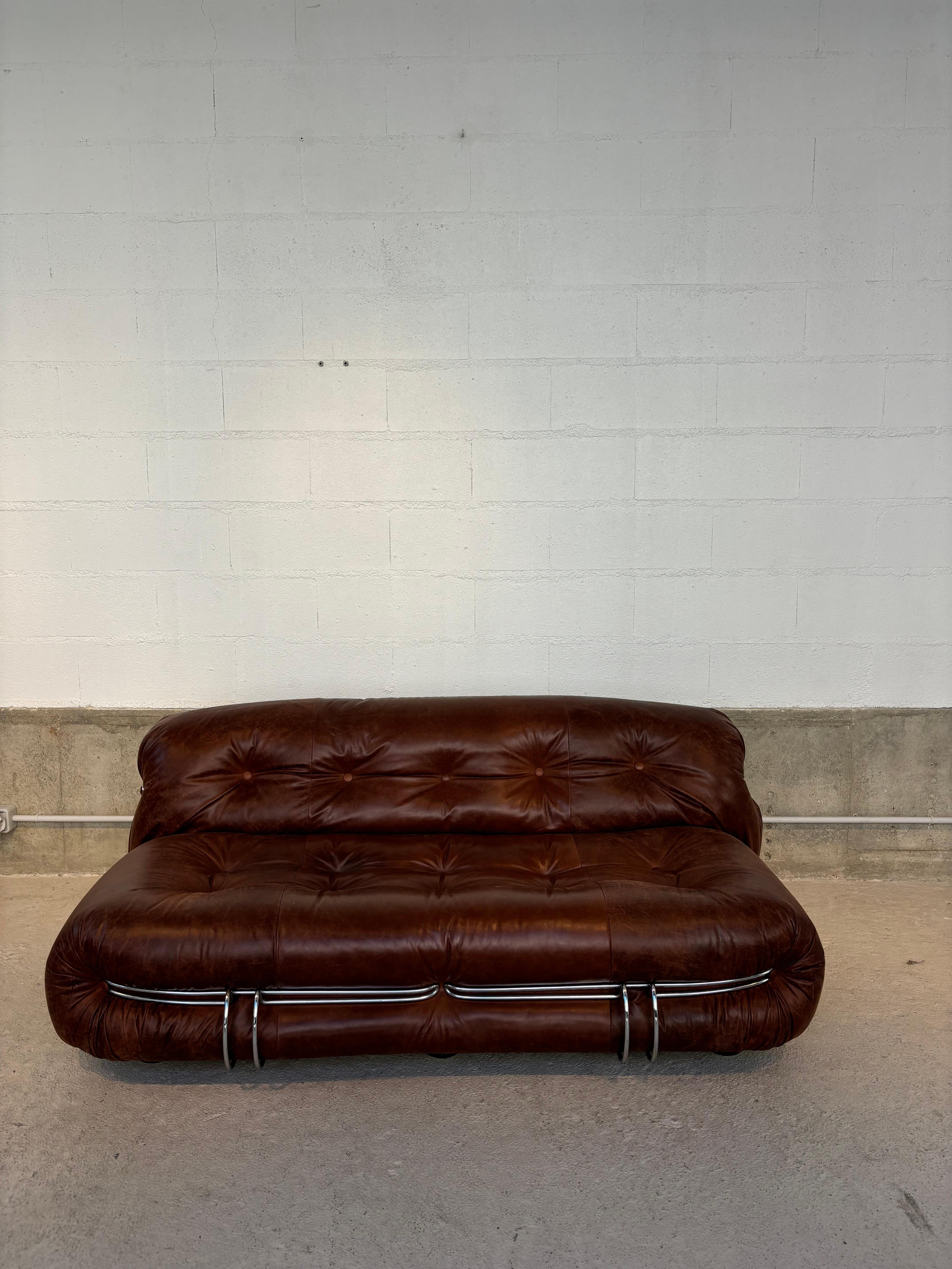 Sofá Soriana de Afra & Tobia Scarpa para Cassina Italiano en venta