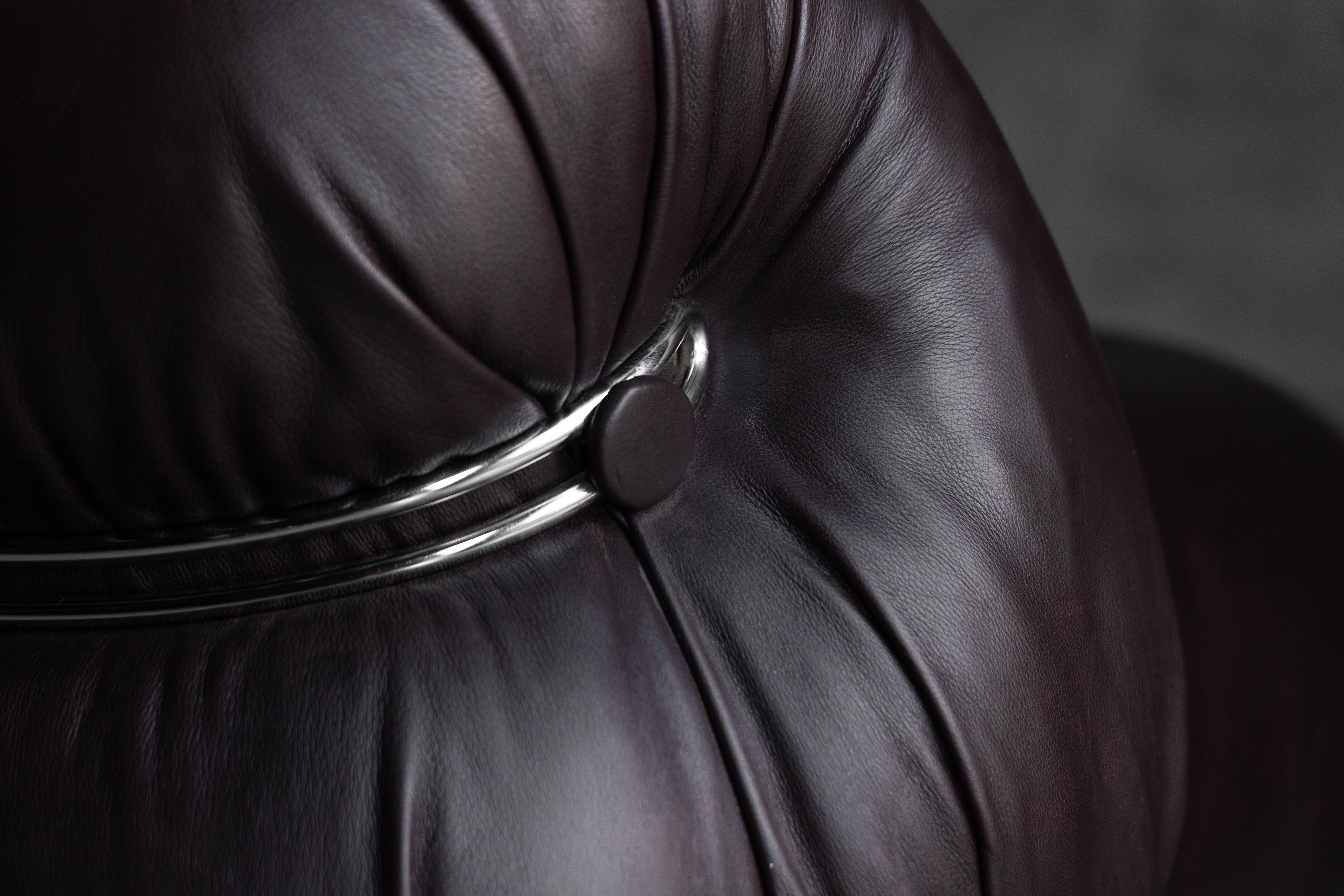 Soriana Sofa by Afra and Tobia Scarpa for Cassina, Italy, 1970s For Sale 3