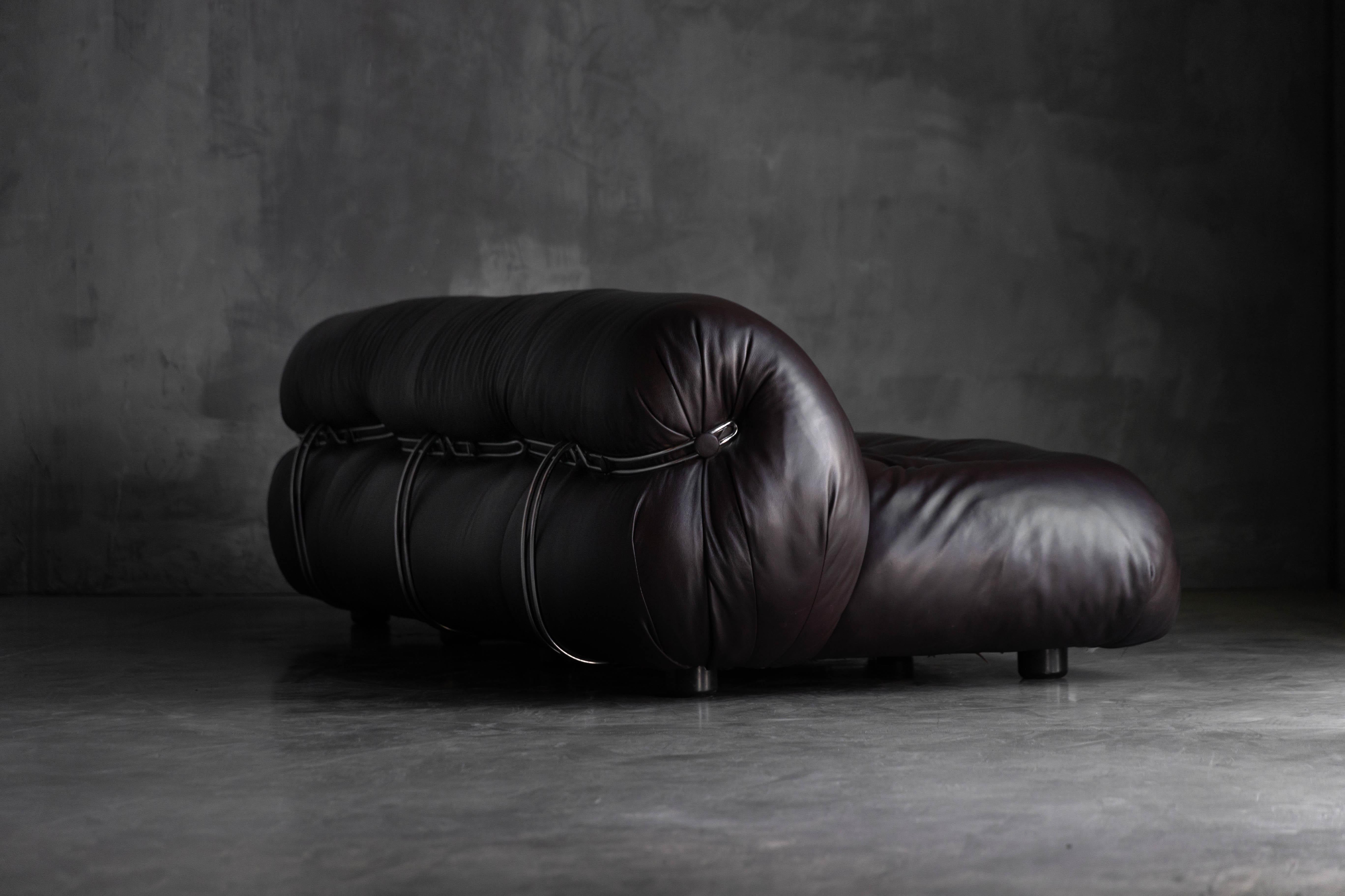 Soriana Sofa by Afra and Tobia Scarpa for Cassina, Italy, 1970s For Sale 4