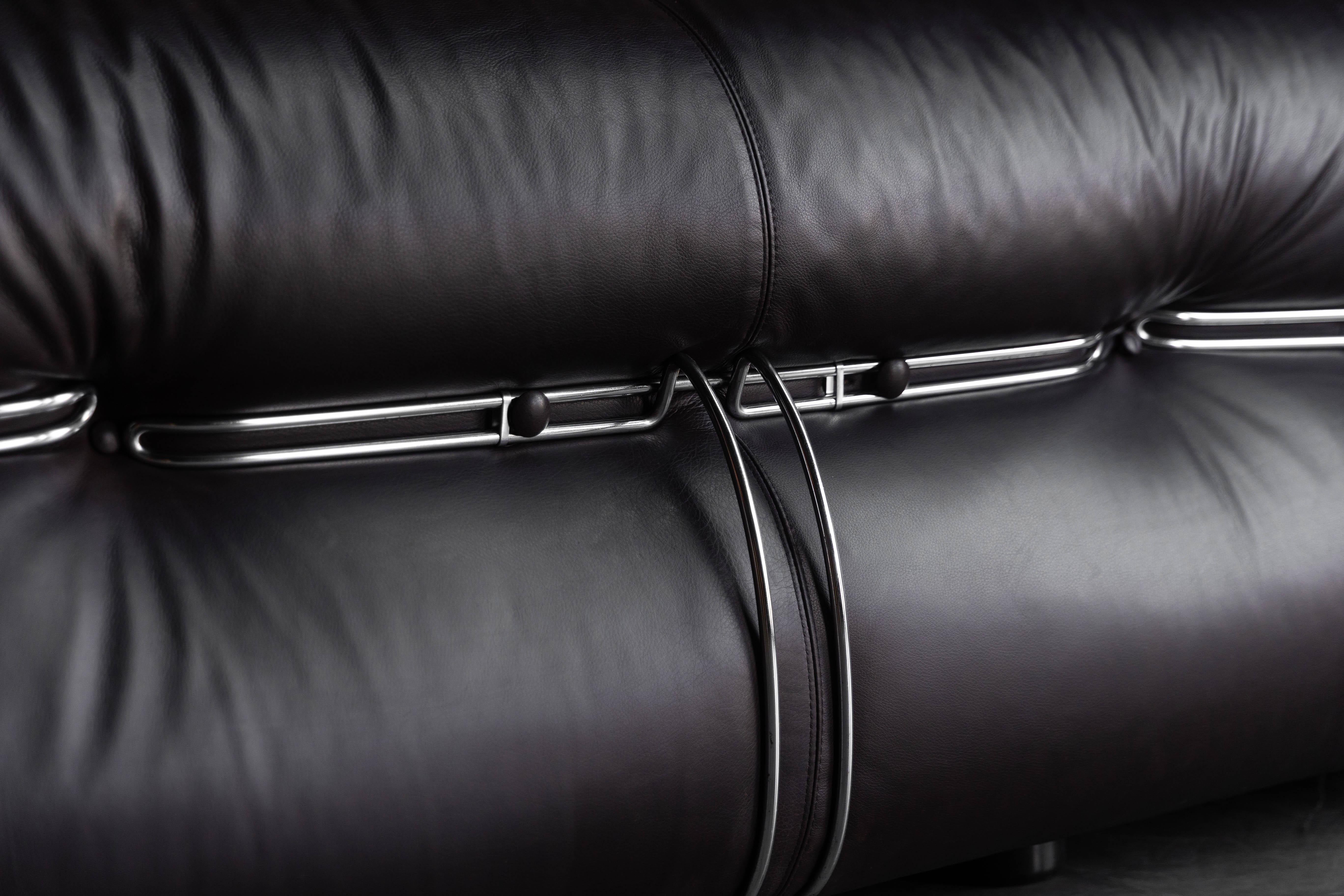 Soriana Sofa by Afra and Tobia Scarpa for Cassina, Italy, 1970s For Sale 7