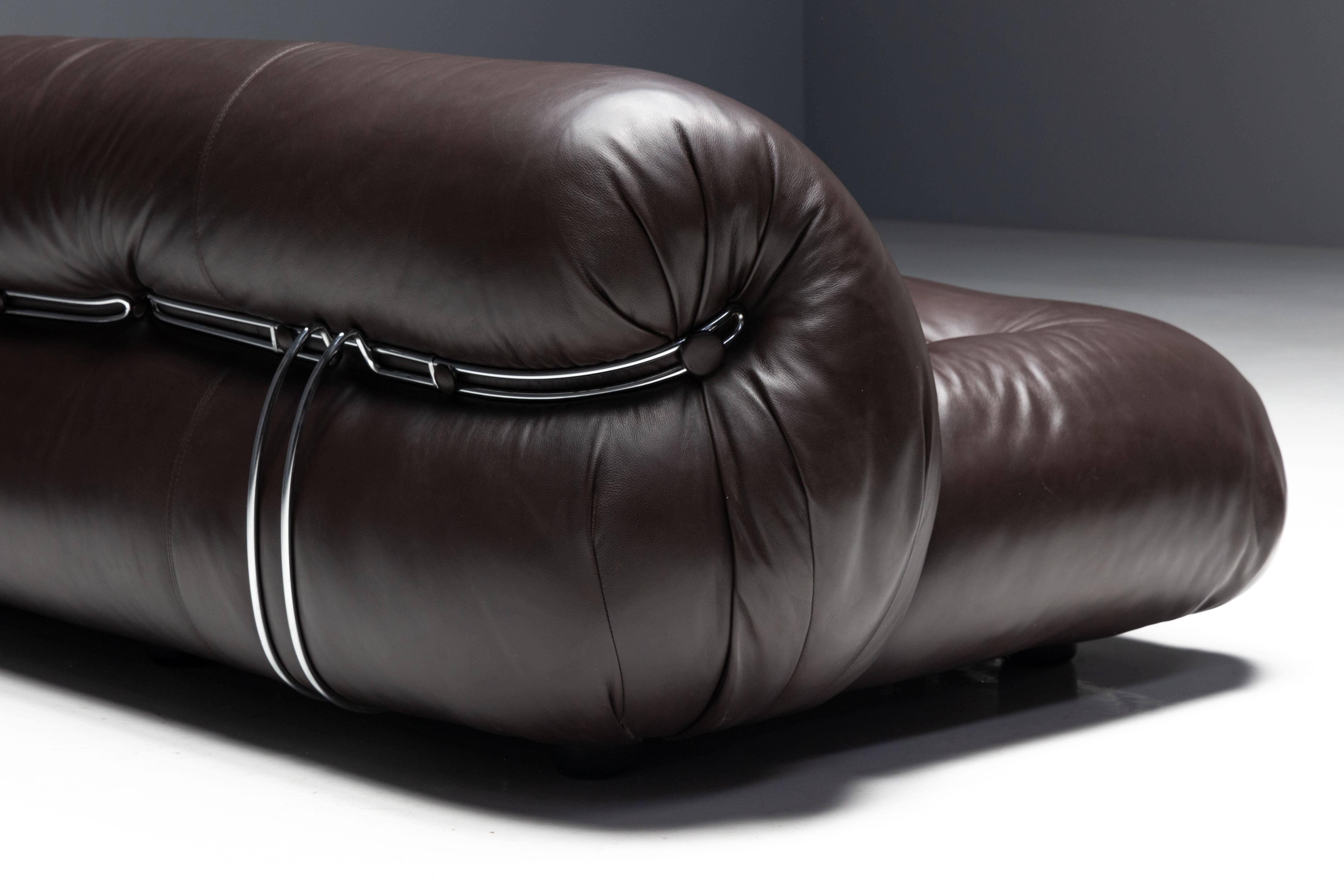Soriana Sofa by Afra and Tobia Scarpa for Cassina, Italy, 1970s For Sale 11