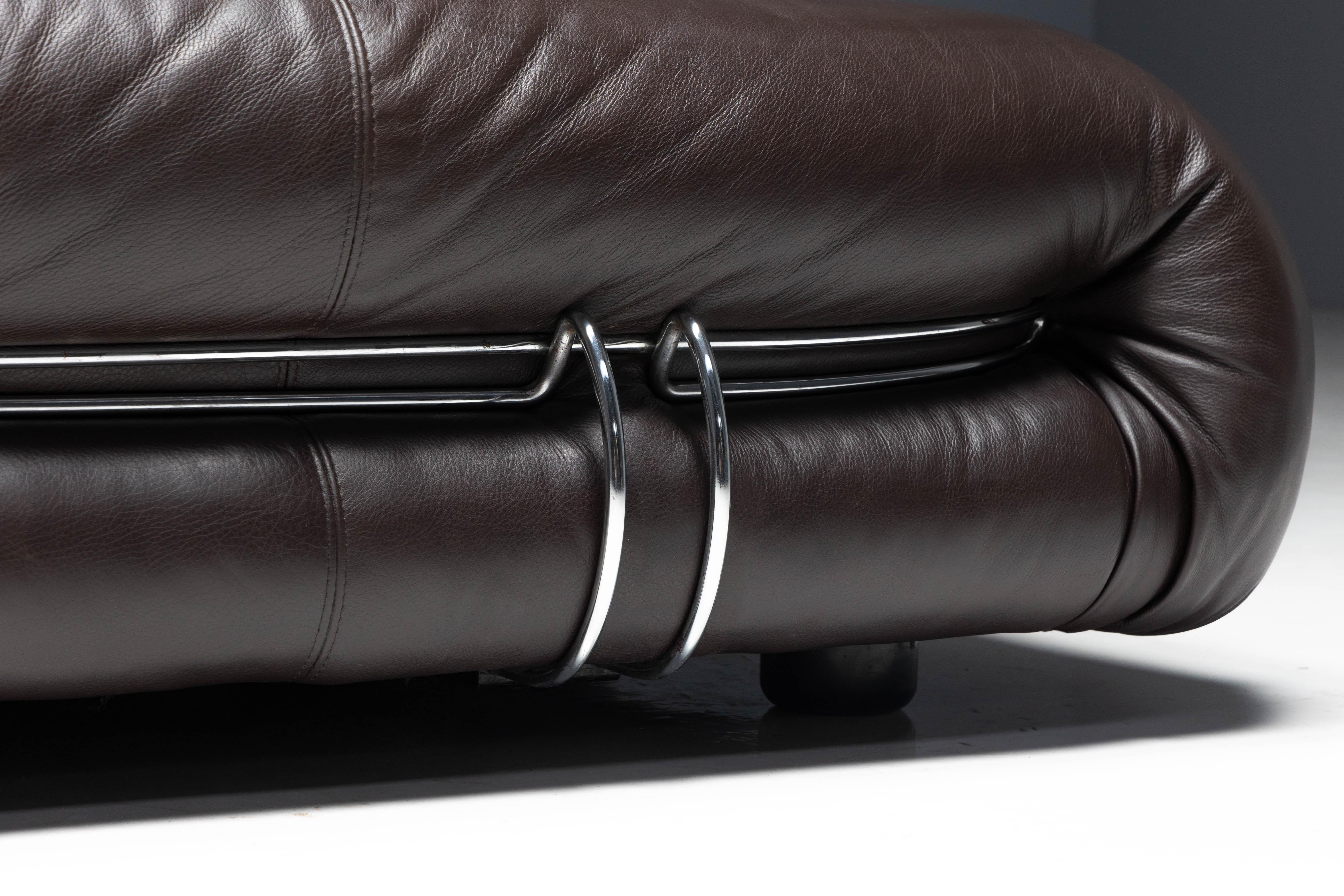 Soriana Sofa by Afra and Tobia Scarpa for Cassina, Italy, 1970s For Sale 12