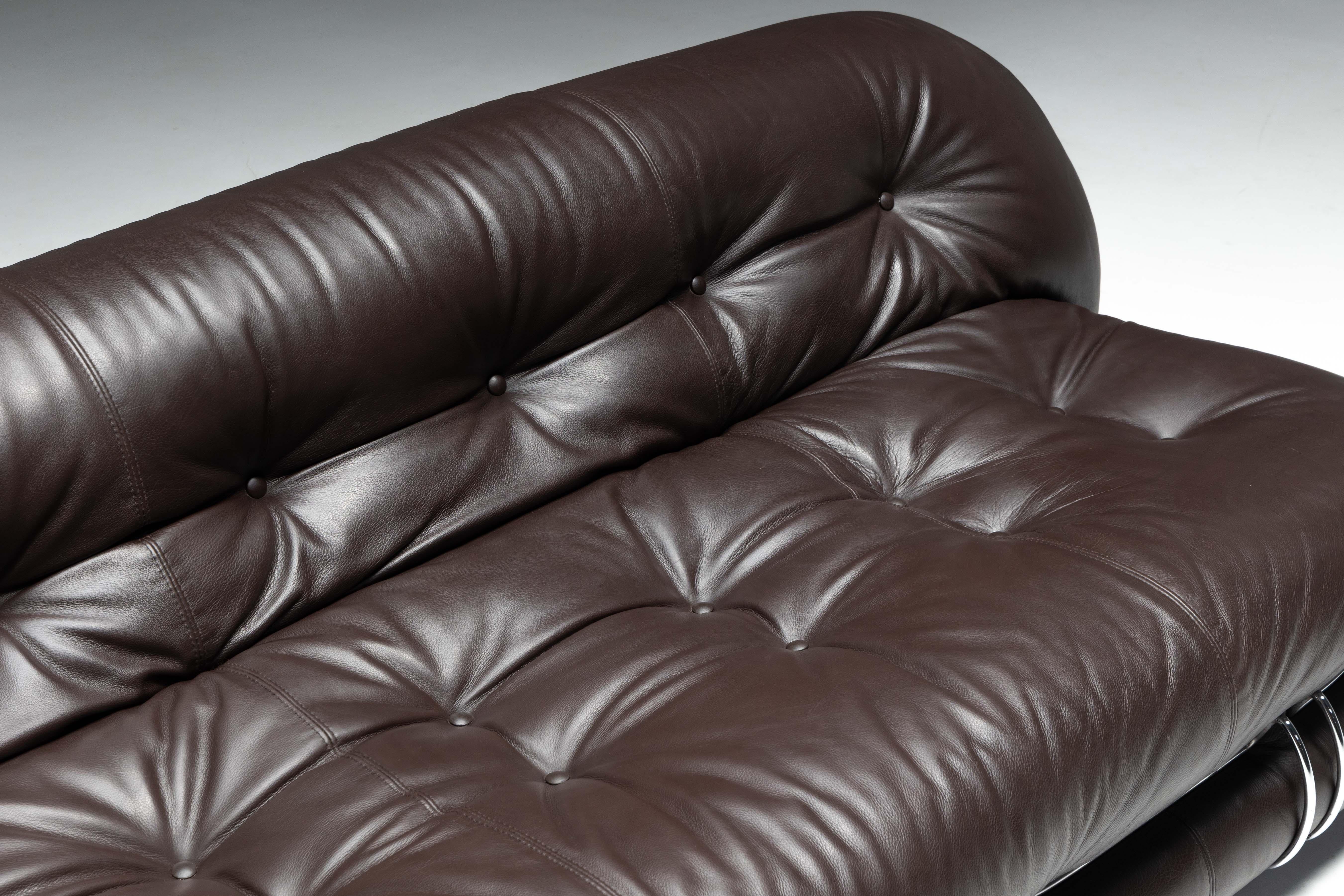 Soriana Sofa by Afra and Tobia Scarpa for Cassina, Italy, 1970s For Sale 13