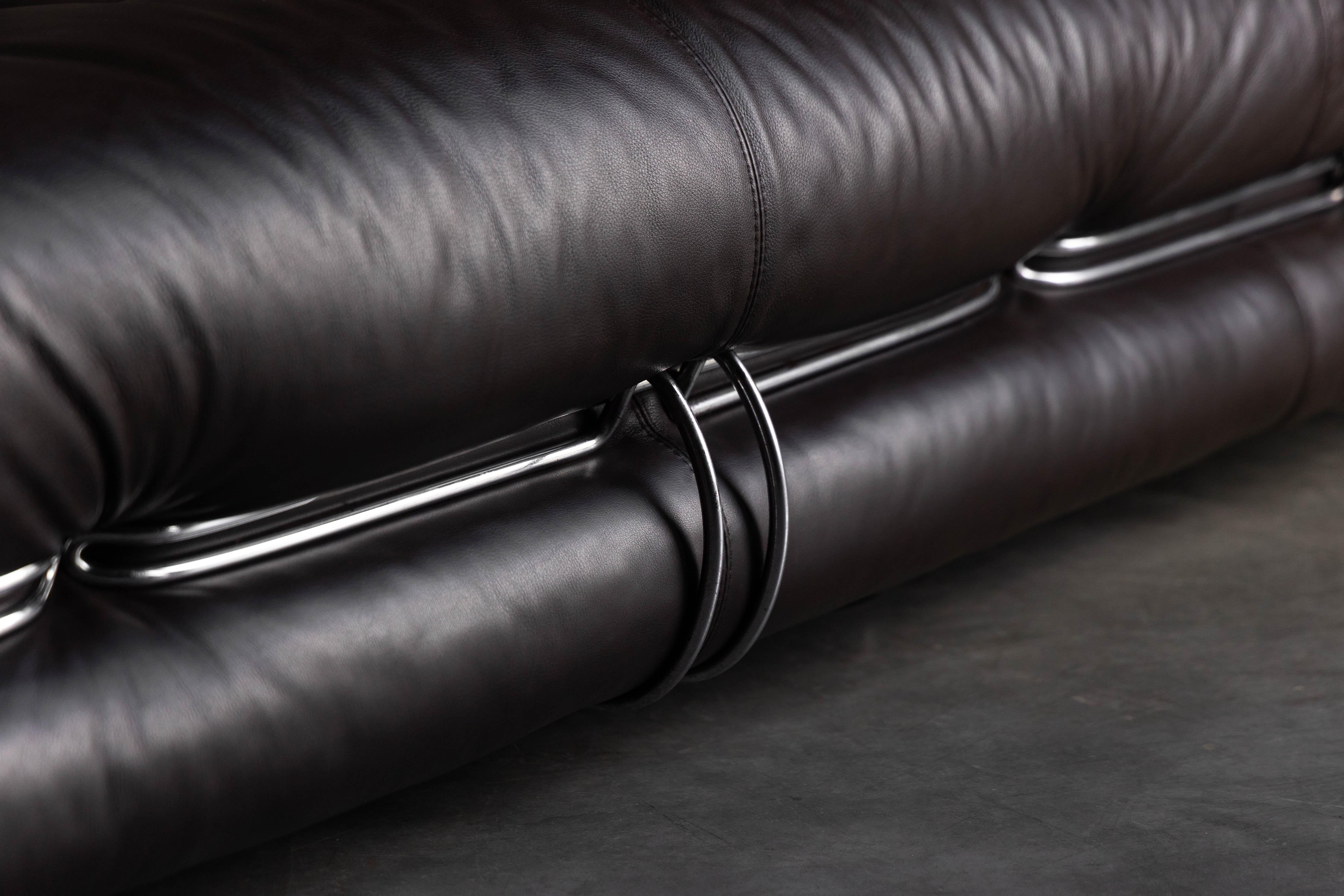 Italian Soriana Sofa by Afra and Tobia Scarpa for Cassina, Italy, 1970s For Sale