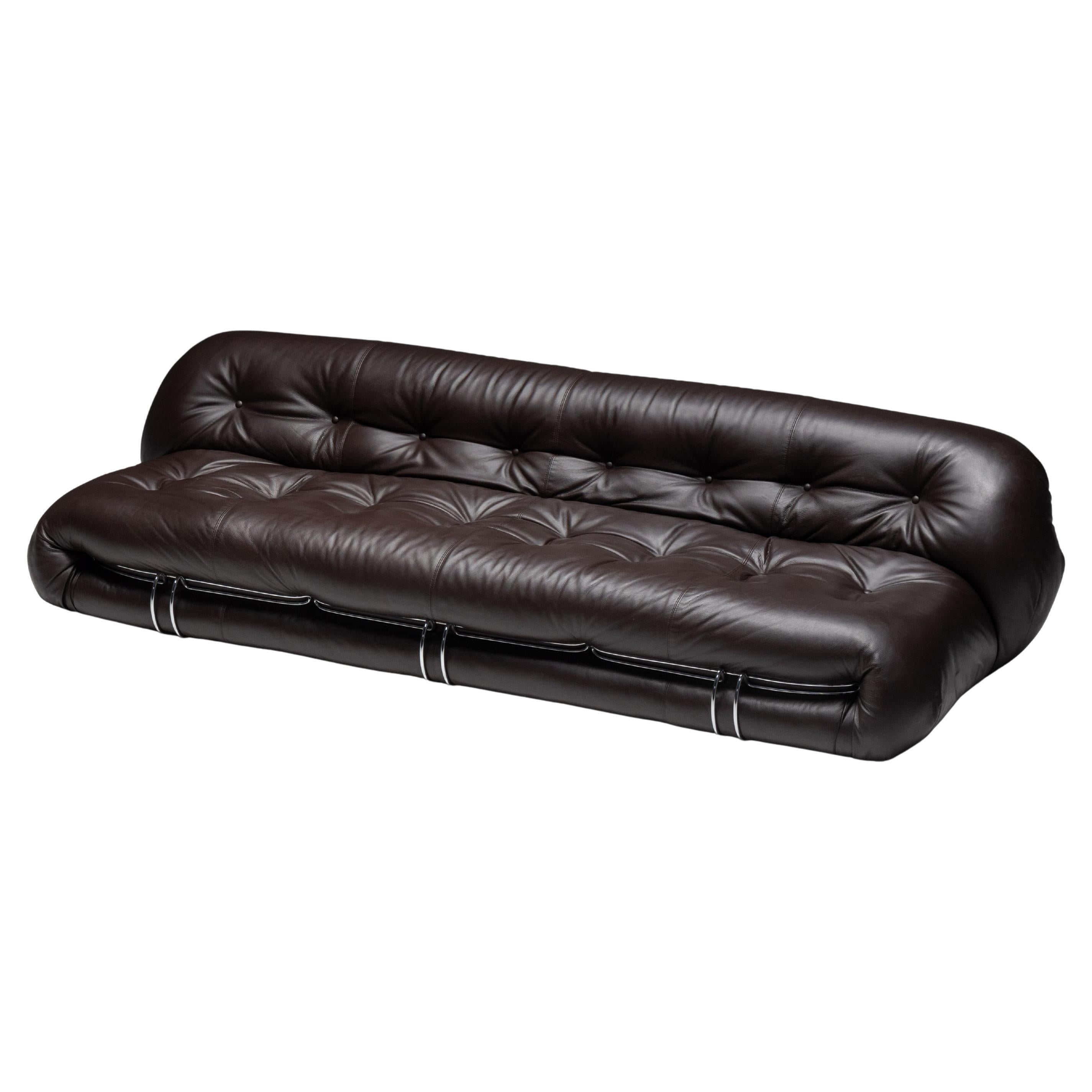 Soriana Sofa by Afra and Tobia Scarpa for Cassina, Italy, 1970s For Sale