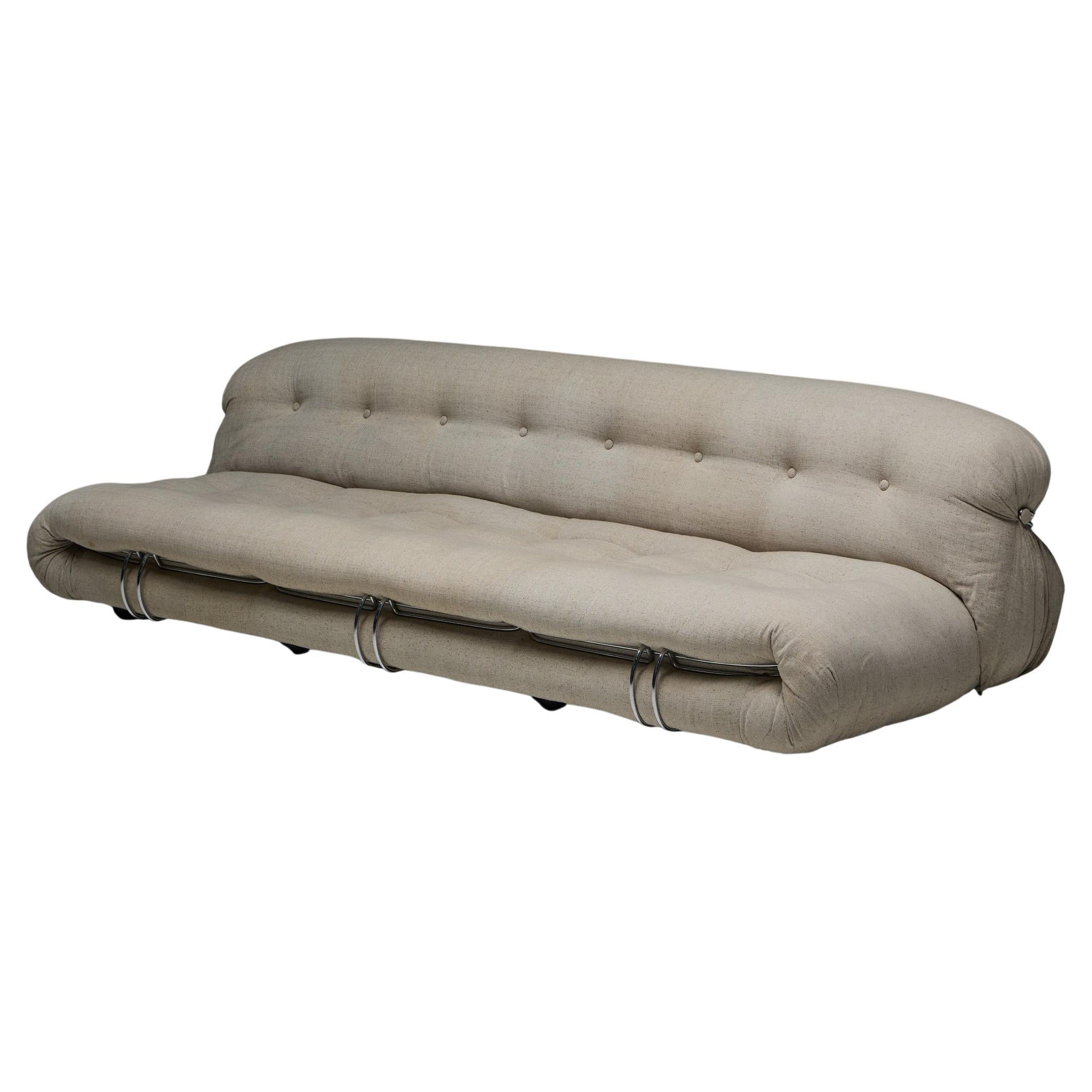 Soriana Sofa by Afra and Tobia Scarpa for Cassina, Italy, 1970s en venta