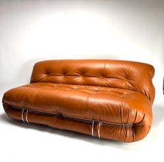 Soriana Sofa, by Afra & Tobia Scarpa, Cassina, Italy, 1970s