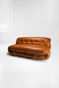Soriana Sofa, by Afra & Tobia Scarpa, Cassina, Italy, 1970s