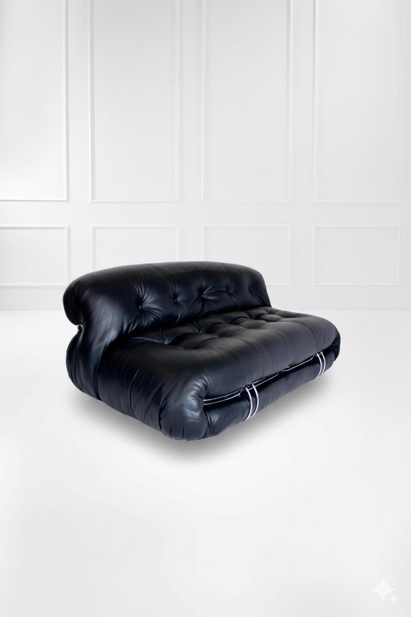 Canapé Soriana, par Afra & Tobia Scarpa, Cassina, Italie, 1970 Bon état - En vente à Argelato, BO