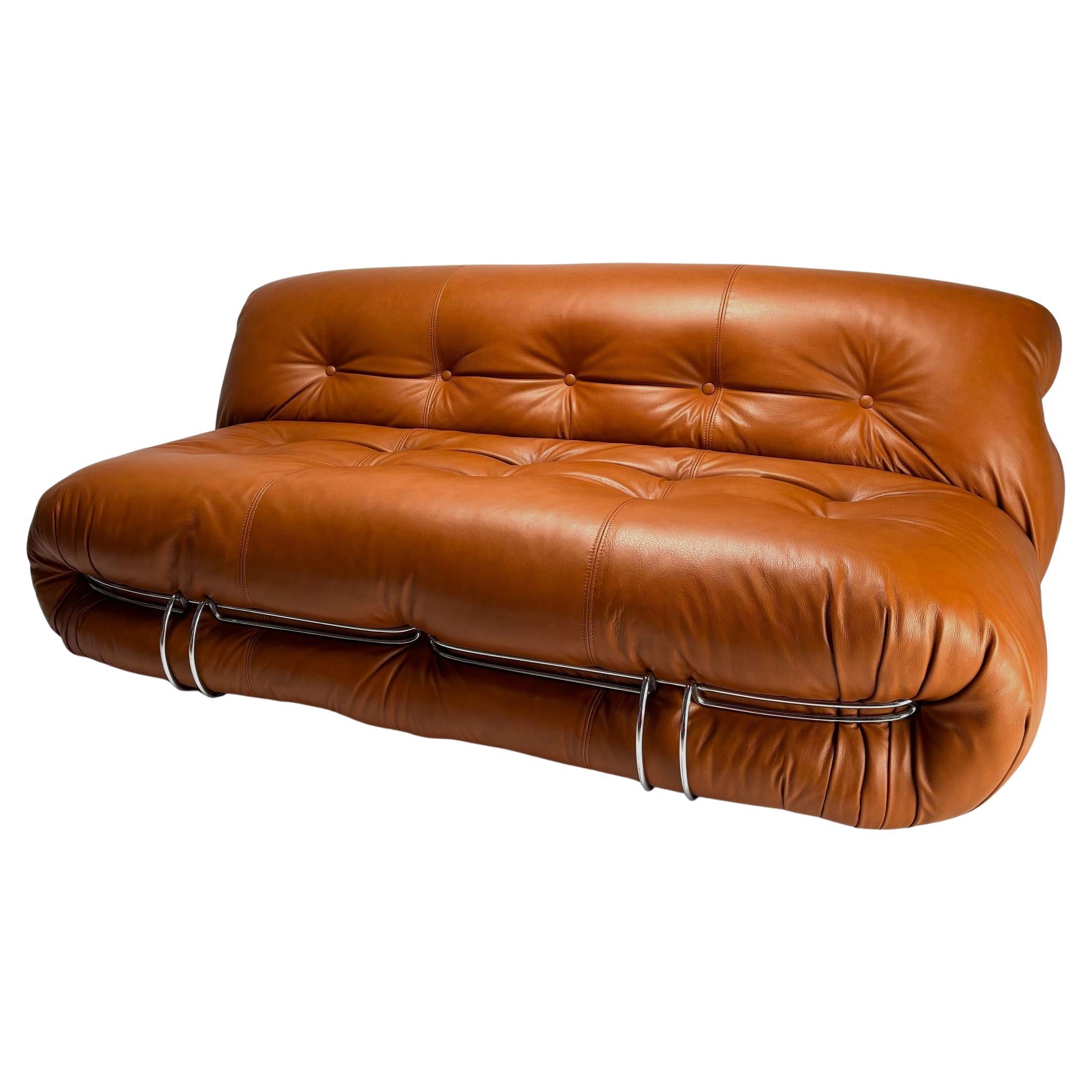 Soriana Sofa, by Afra & Tobia Scarpa, Cassina, Italy, 1970s