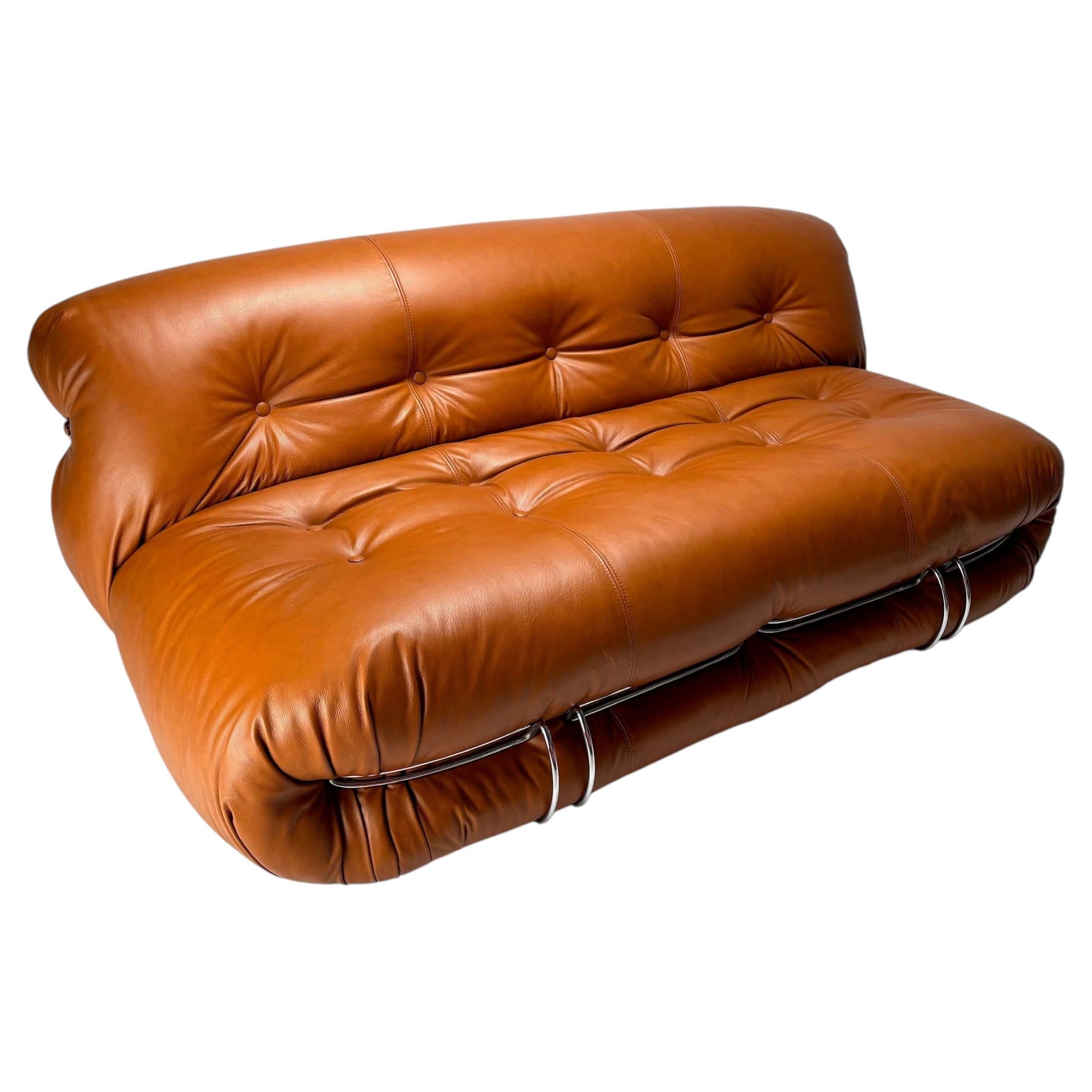 Soriana Sofa, by Afra & Tobia Scarpa, Cassina, Italy, 1970s