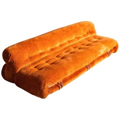 "Soriana" Sofa by Afra & Tobia Scarpa for Cassina, 1970, Italy