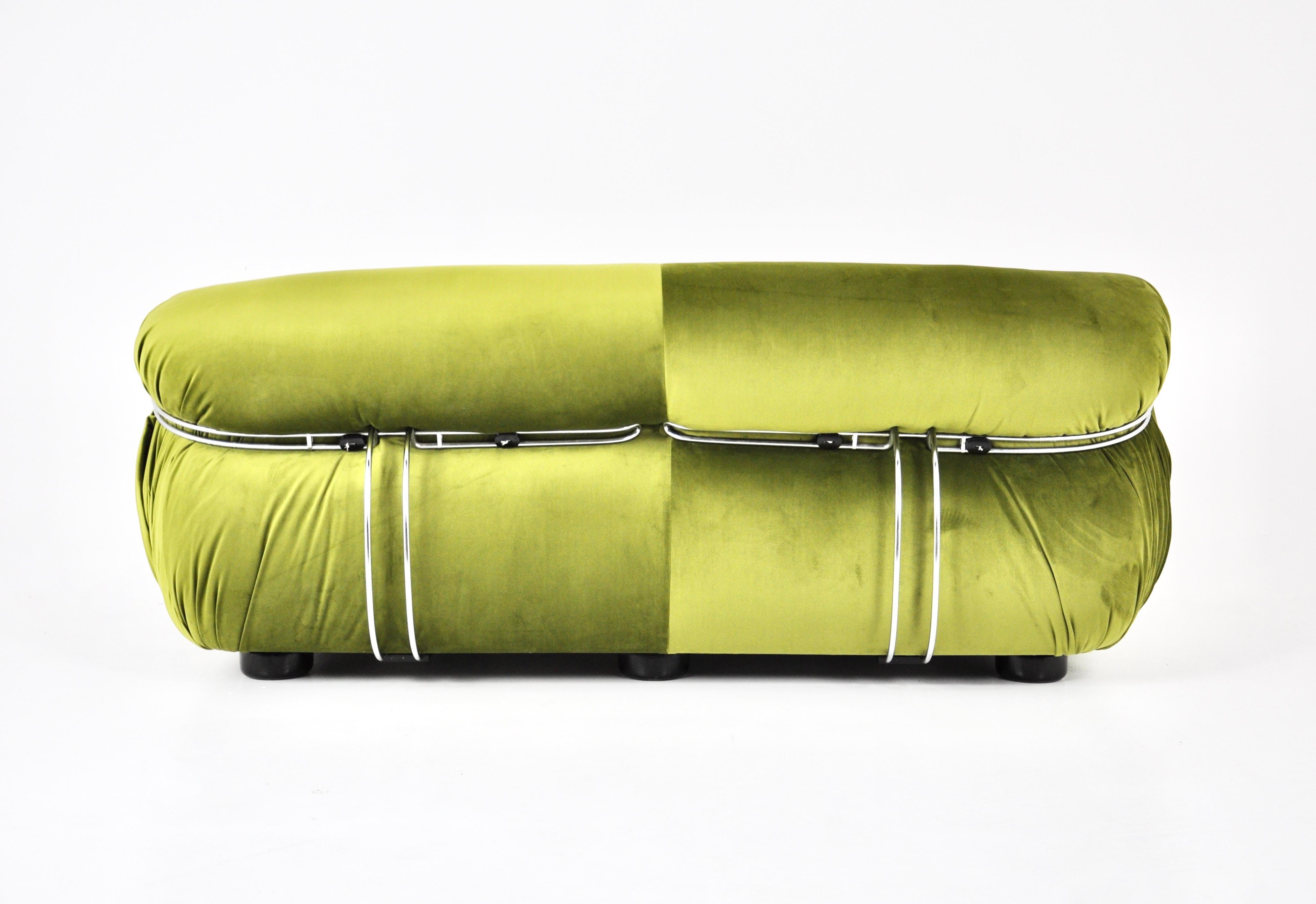 Sofá Soriana de Afra & Tobia Scarpa para Cassina, años 70 finales del siglo XX en venta
