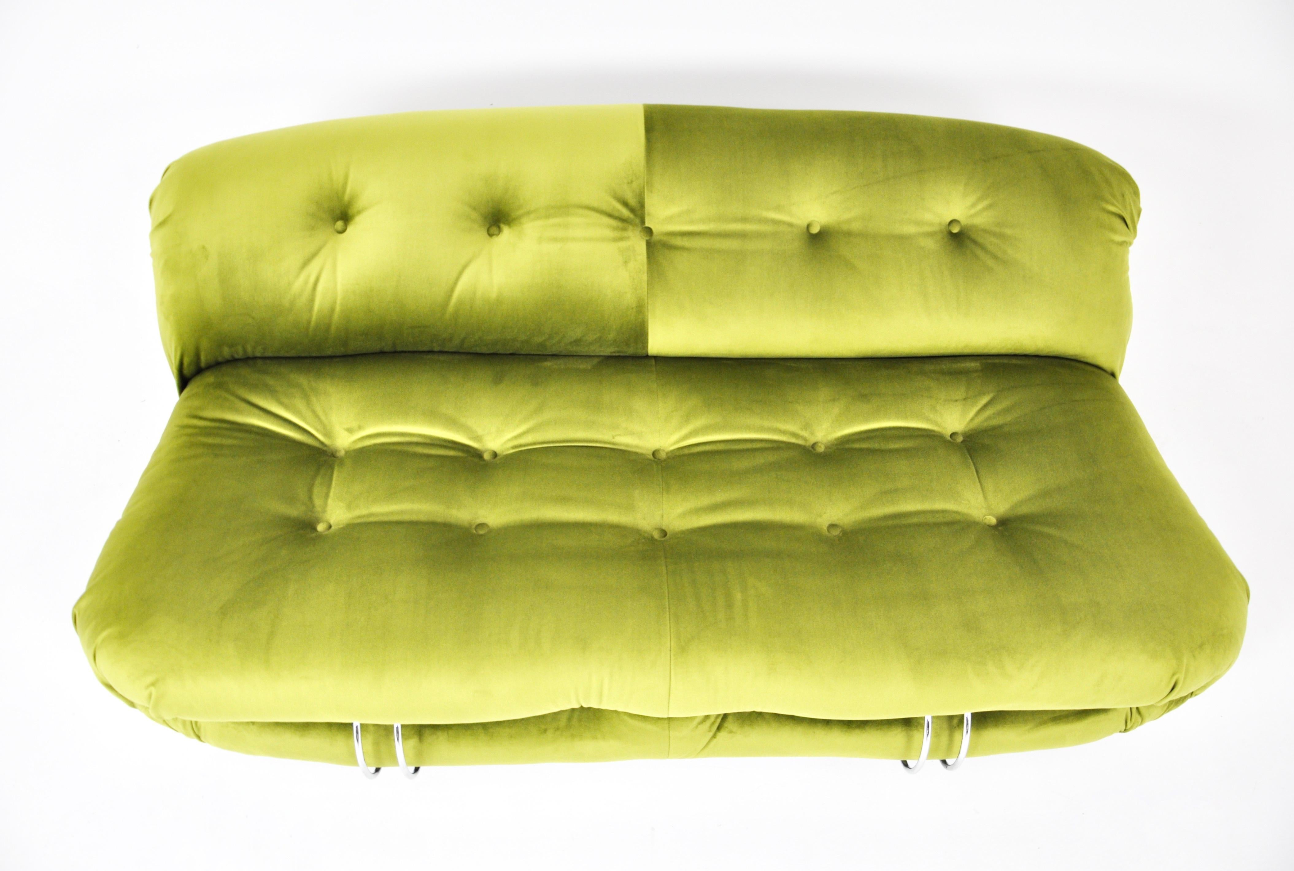 Sofá Soriana de Afra & Tobia Scarpa para Cassina, años 70 en venta 1