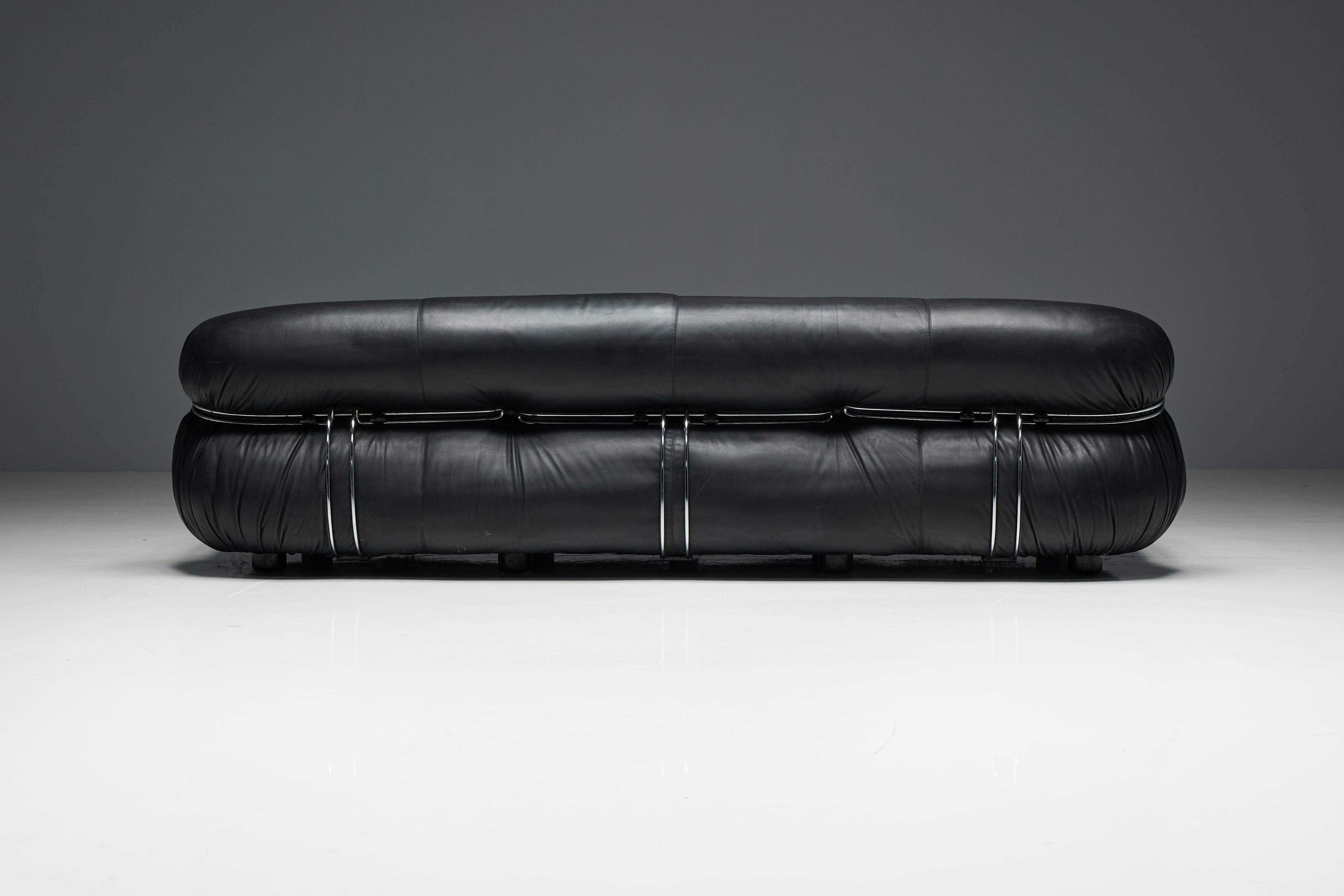 Canapé Soriana d'Afra & Tobia Scarpa pour Cassina, Italie, 1970 en vente 4