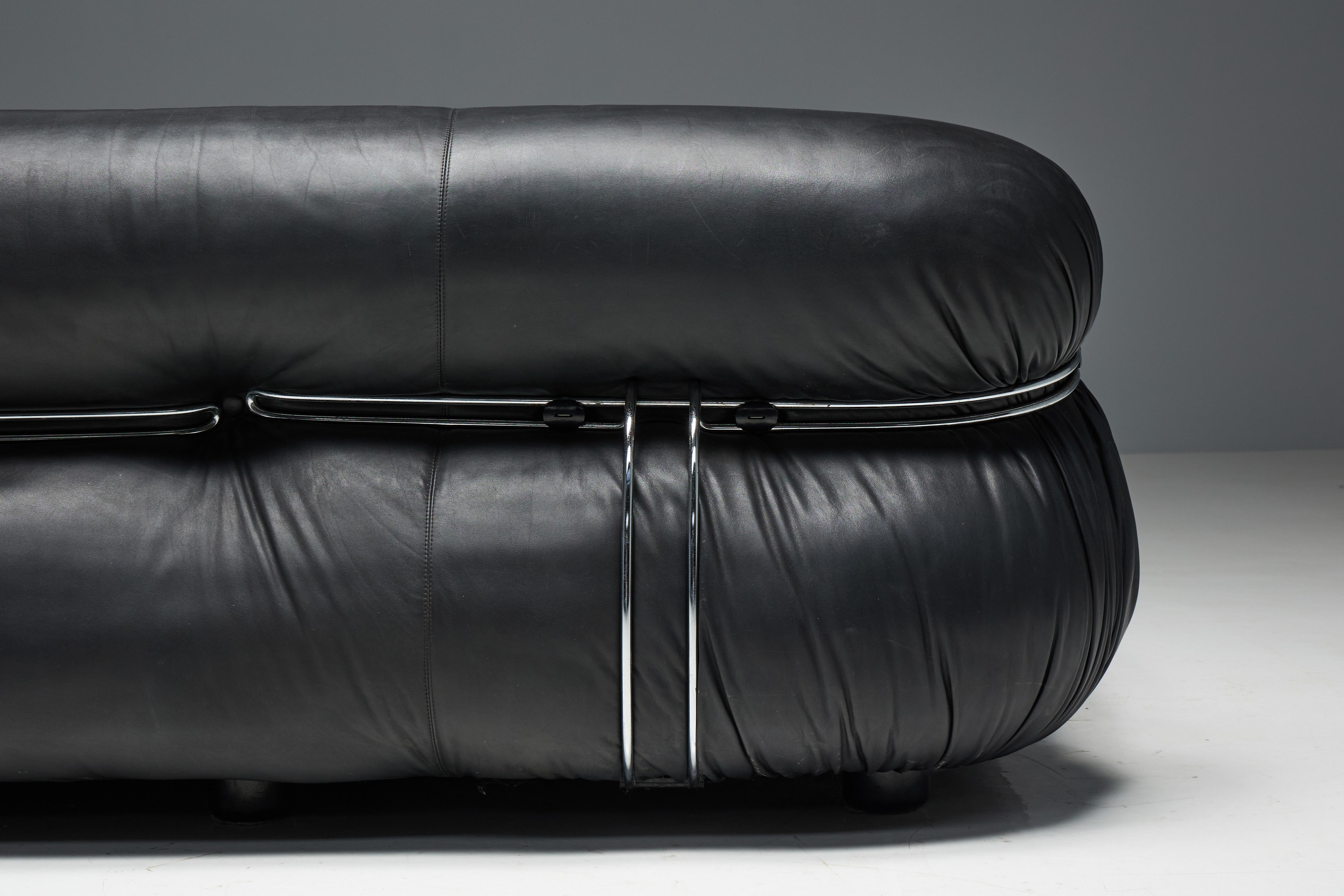 Canapé Soriana d'Afra & Tobia Scarpa pour Cassina, Italie, 1970 en vente 5
