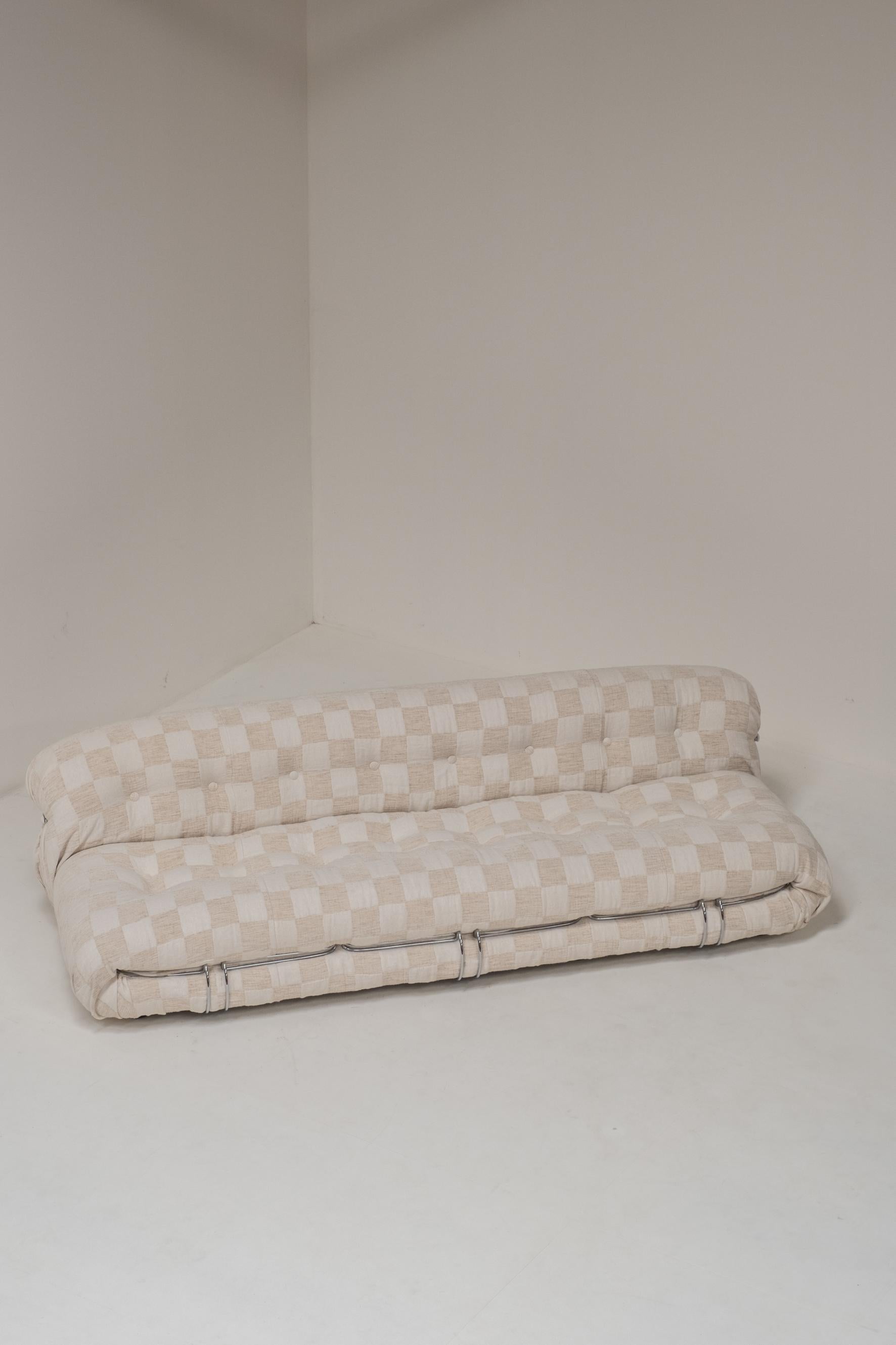 Soriana-Sofa von Afra & Tobia Scarpa für Cassina, Italien, 1970er Jahre im Angebot 6