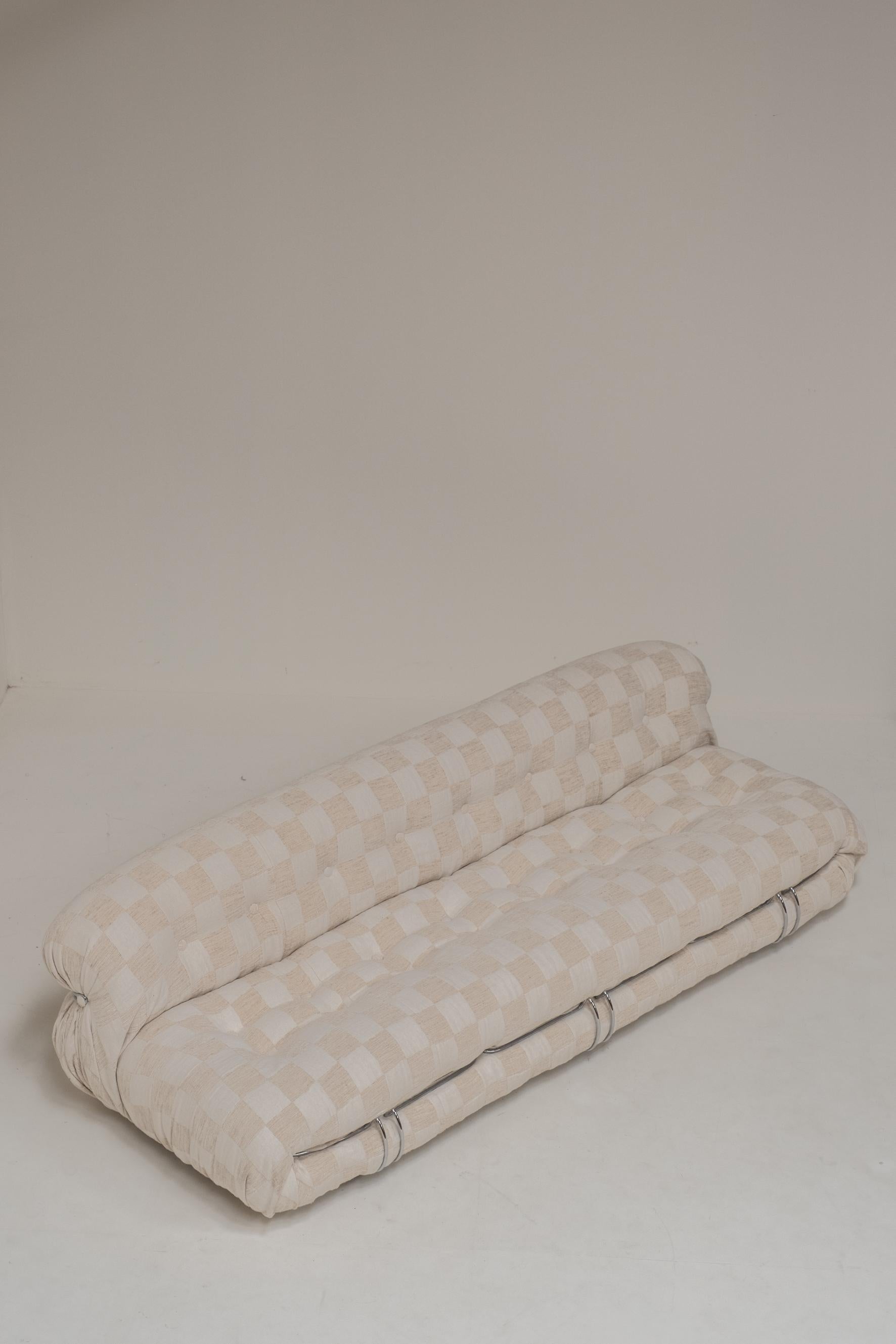 Soriana-Sofa von Afra & Tobia Scarpa für Cassina, Italien, 1970er Jahre im Angebot 8