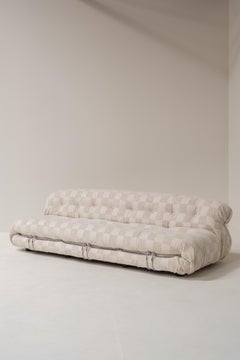 Canapé Soriana d'Afra & Tobia Scarpa pour Cassina, Italie, 1970