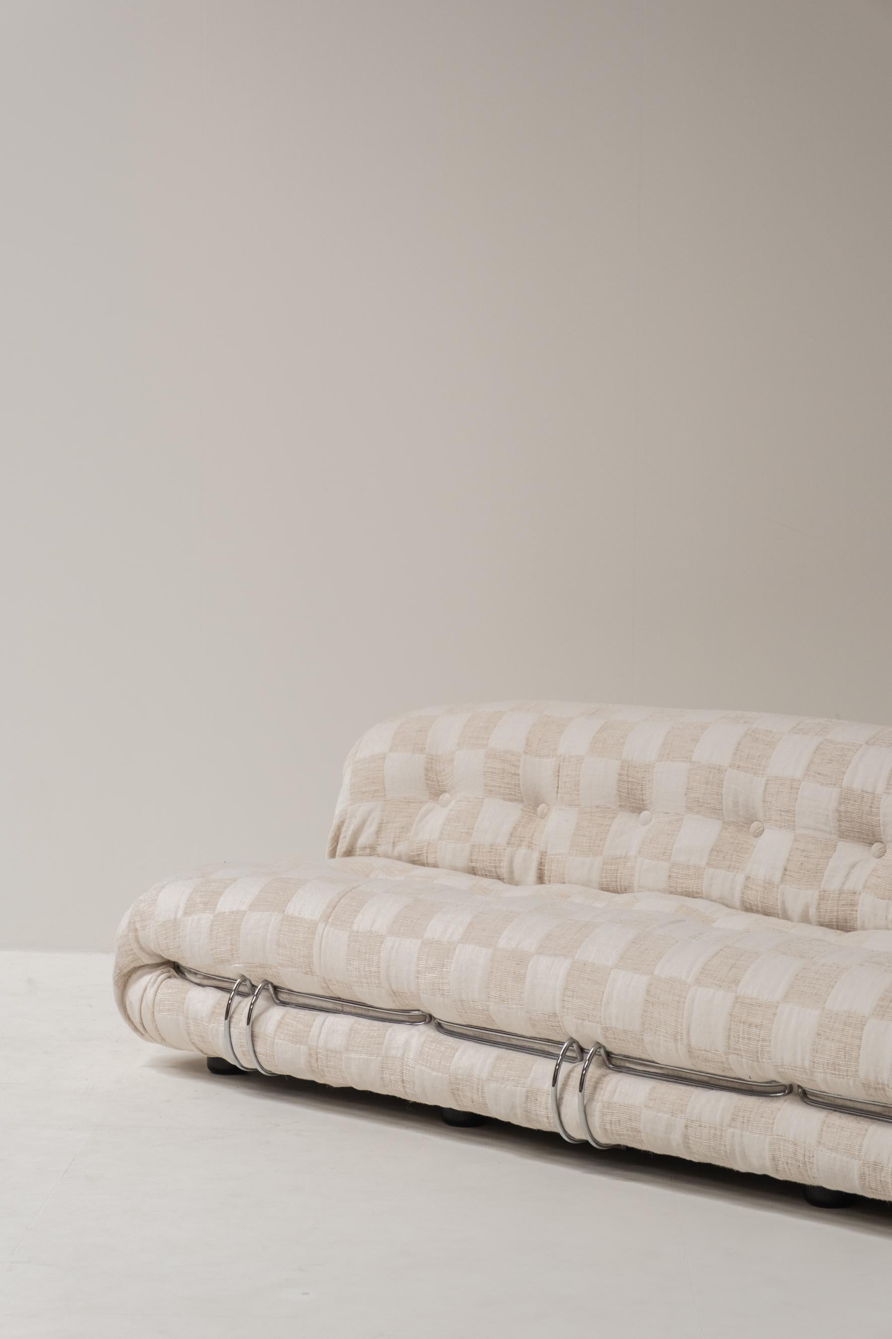 Soriana-Sofa von Afra & Tobia Scarpa für Cassina, Italien, 1970er Jahre (20. Jahrhundert) im Angebot