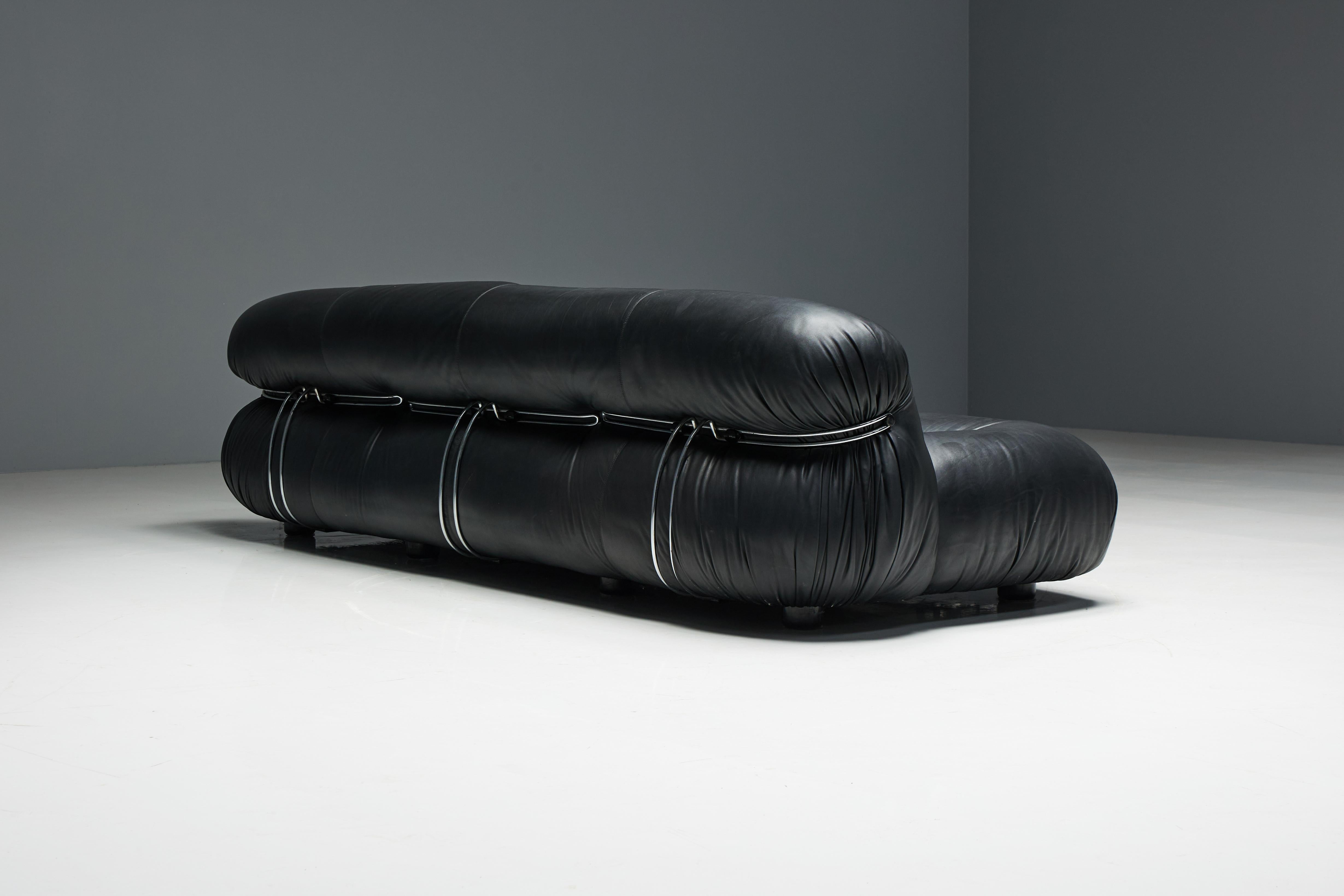 Canapé Soriana d'Afra & Tobia Scarpa pour Cassina, Italie, 1970 en vente 1