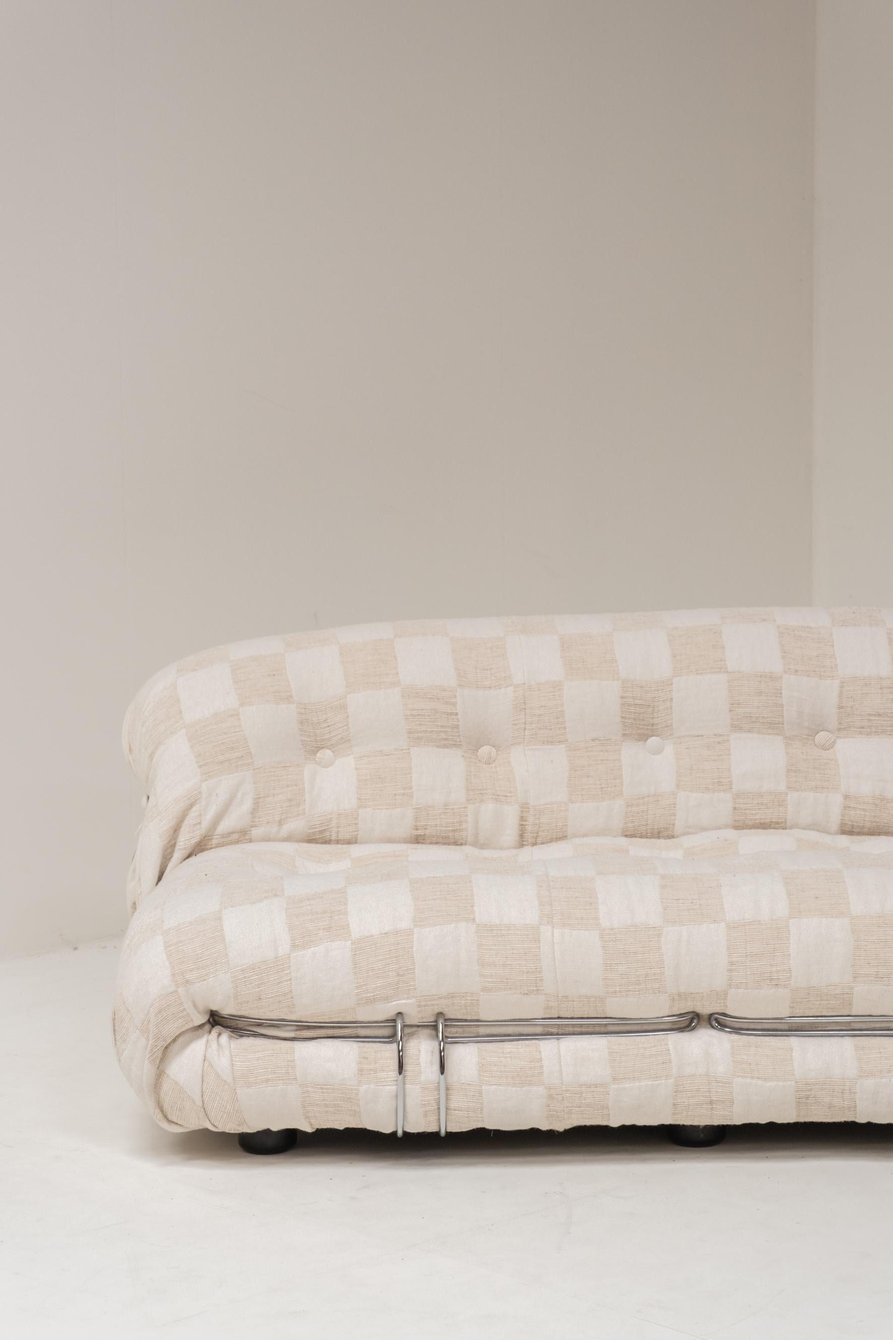 Soriana-Sofa von Afra & Tobia Scarpa für Cassina, Italien, 1970er Jahre im Angebot 2