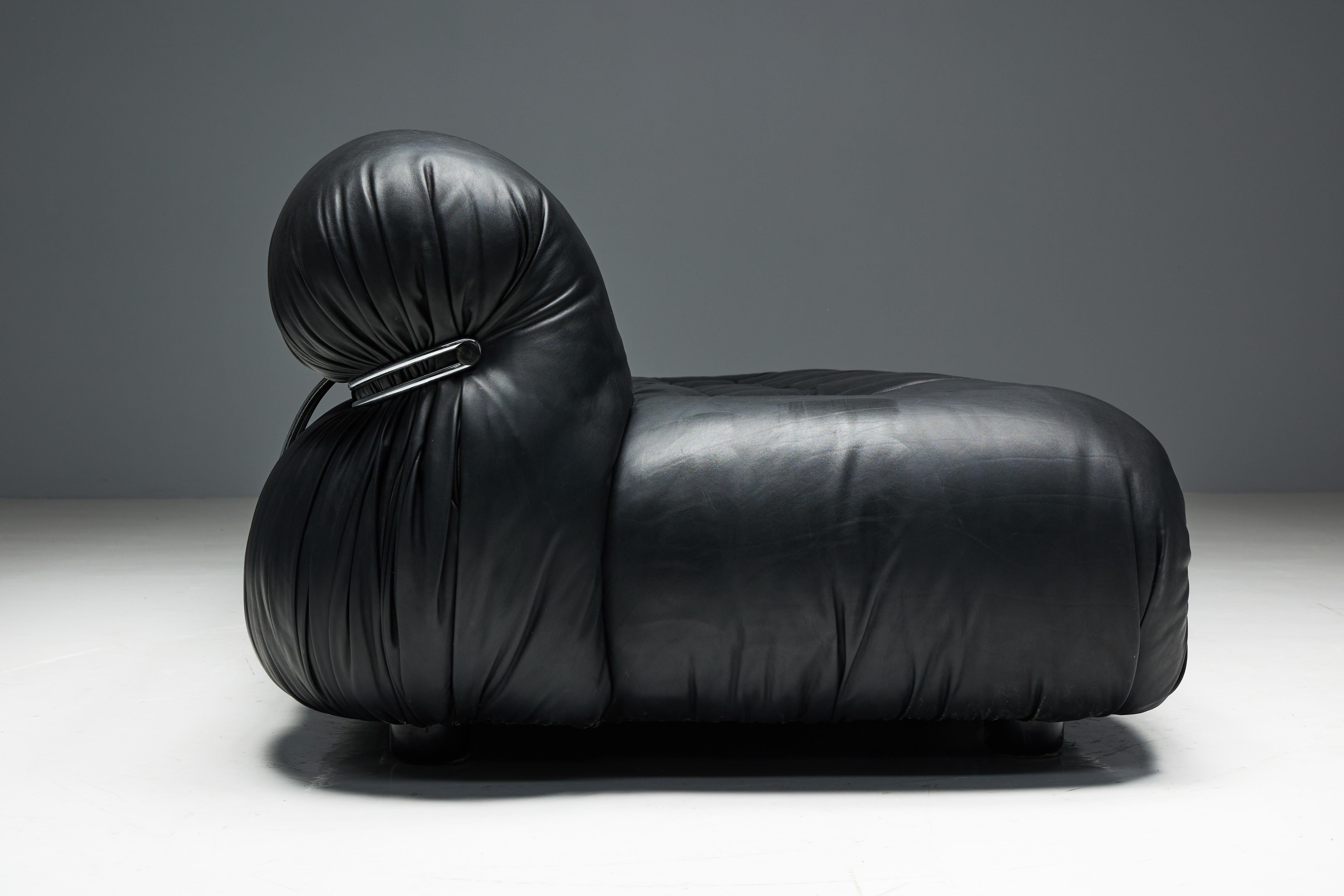 Canapé Soriana d'Afra & Tobia Scarpa pour Cassina, Italie, 1970 en vente 2