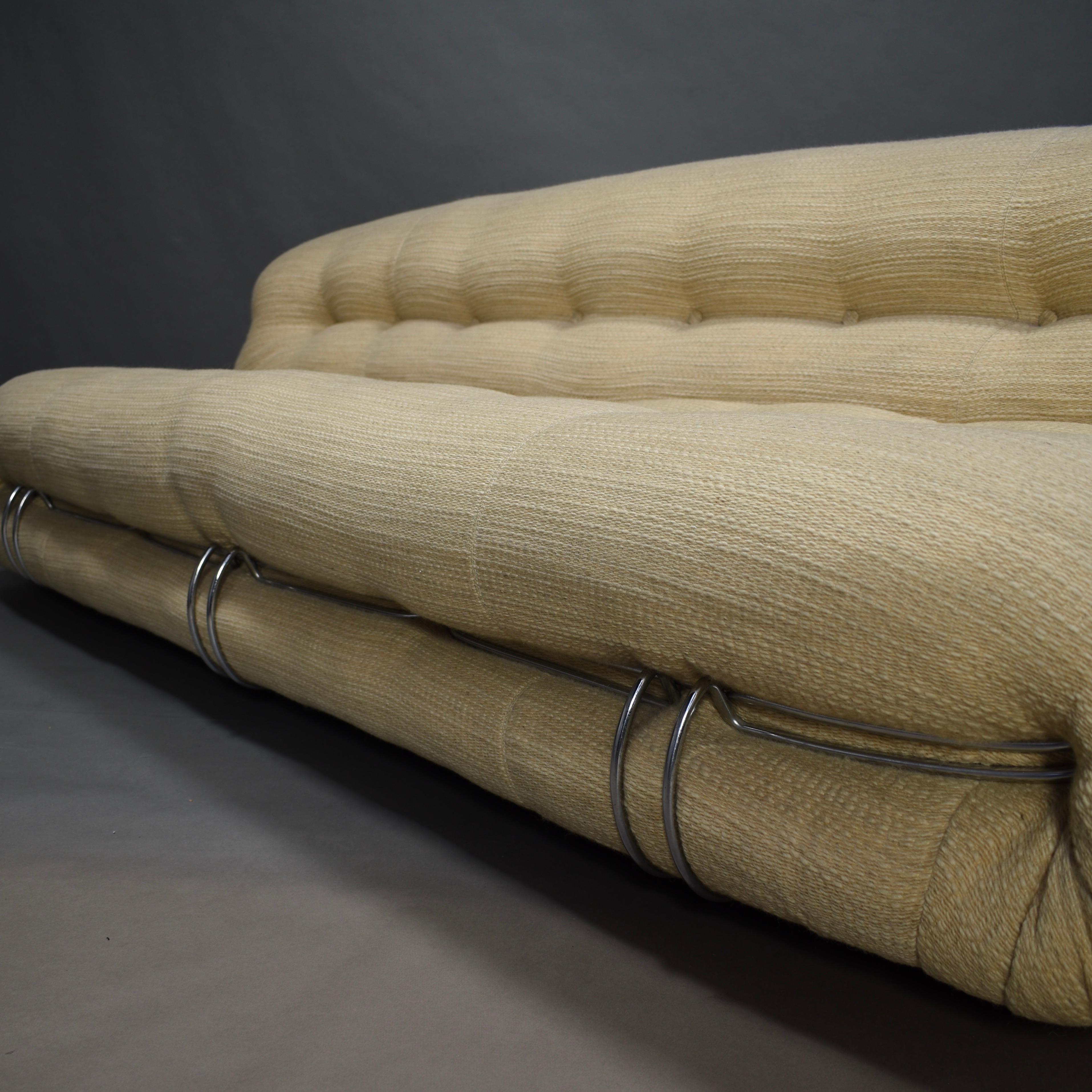 Soriana Sofa by Afra & Tobia Scarpa for Cassina, Italy, circa 1970 2