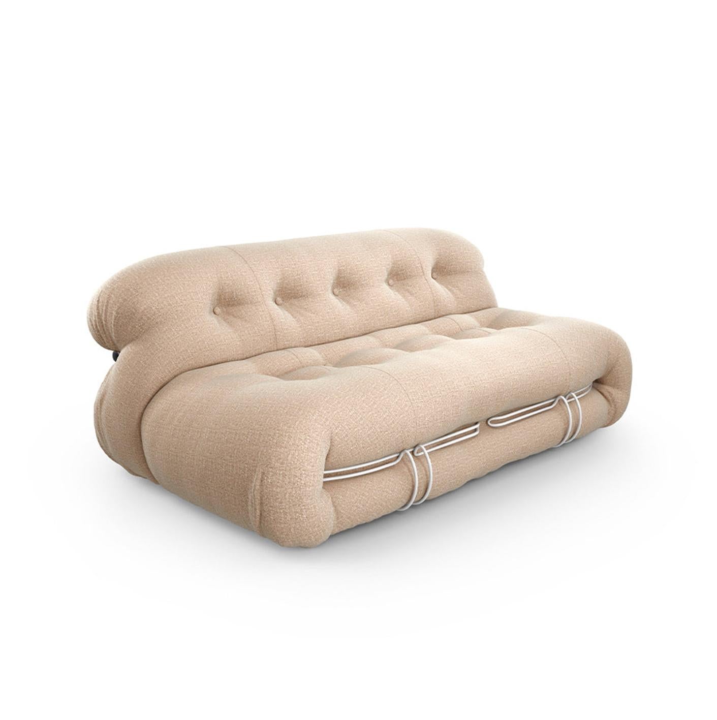 Soriana Sofa by Tobia Scarpa for Cassina In New Condition For Sale In Barcelona, Barcelona