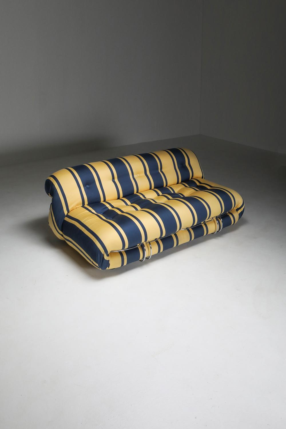 Soriana Two-Seat Sofa by Afra e Tobia Scarpa for Cassina 3