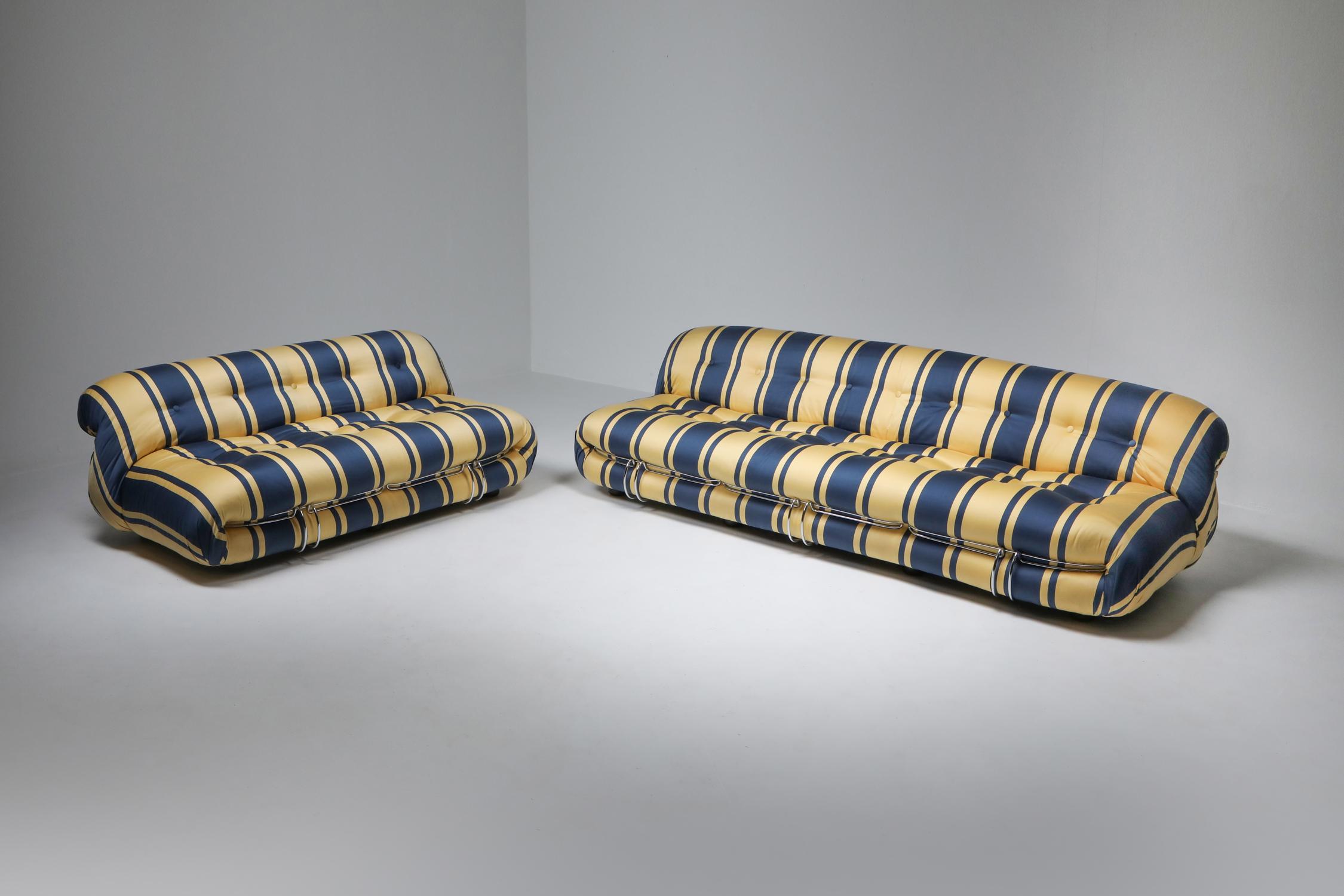 Soriana Two-Seat Sofa by Afra e Tobia Scarpa for Cassina 7
