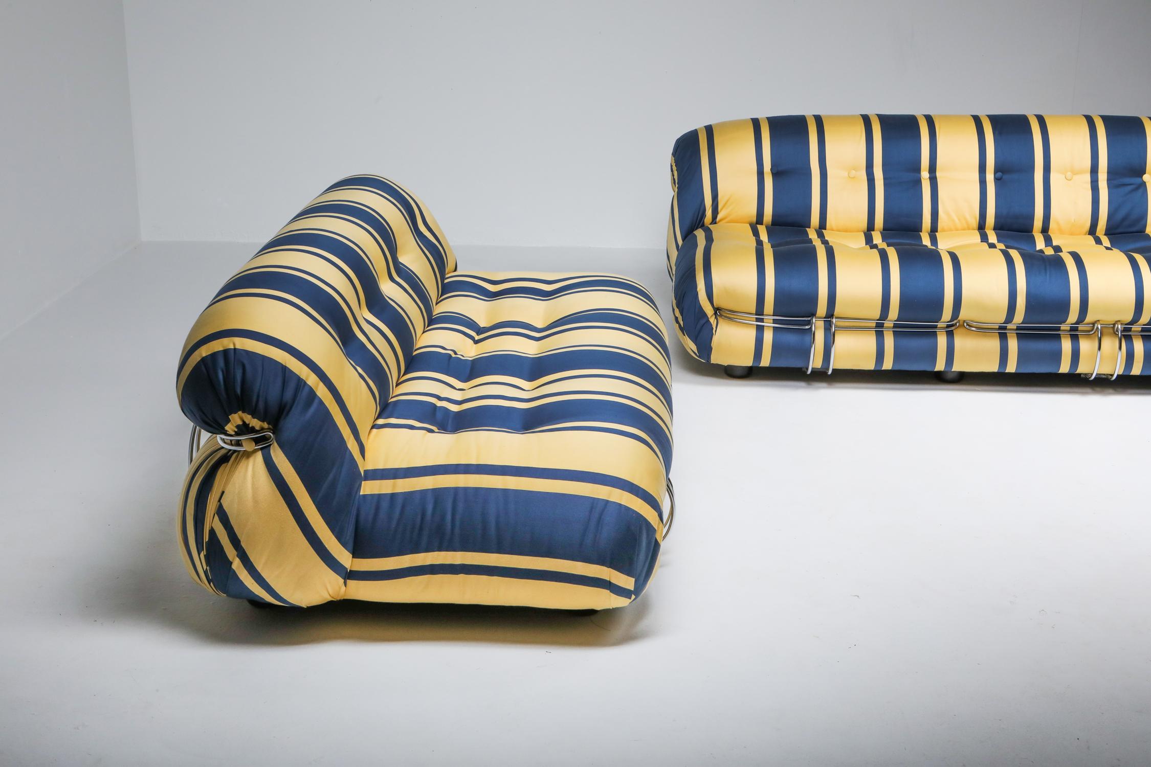 Soriana Two-Seat Sofa by Afra e Tobia Scarpa for Cassina 8