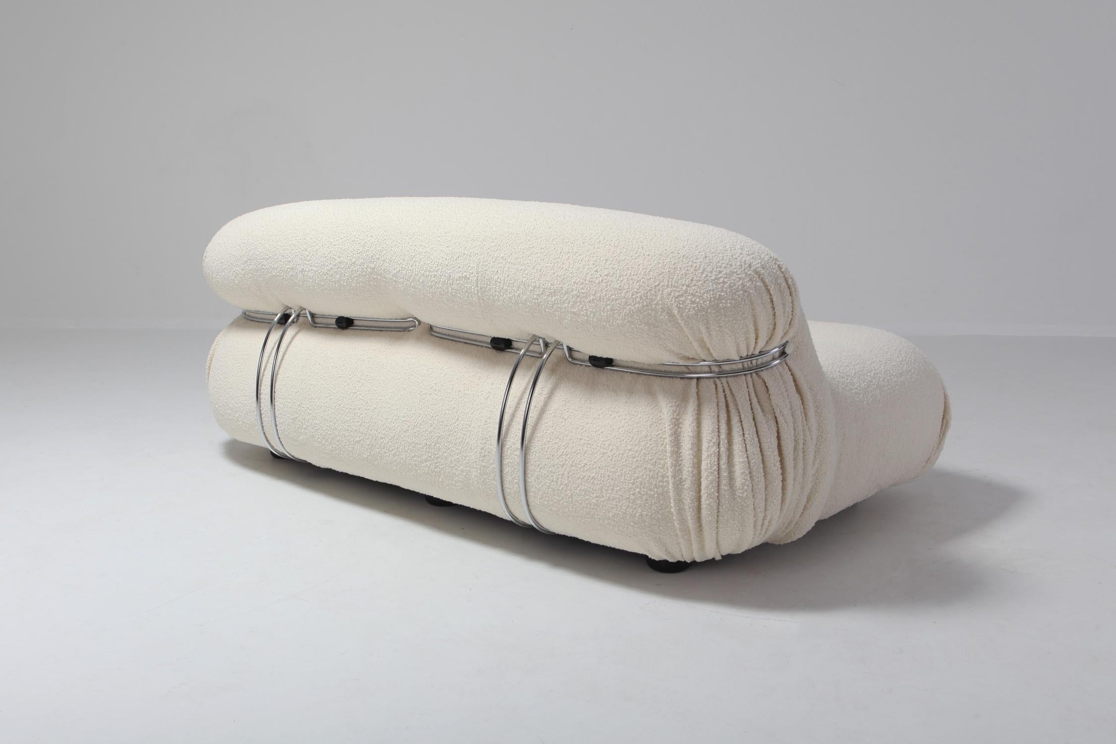 Late 20th Century Soriana Two-Seat Sofa by Afra e Tobia Scarpa for Cassina