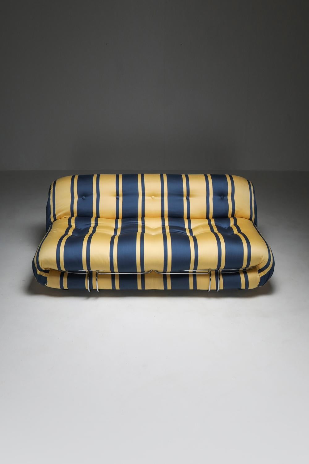 Wool Soriana Two-Seat Sofa by Afra e Tobia Scarpa for Cassina