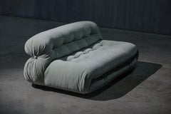 Divano a due posti Soriana di Afra & Tobia Scarpa per Cassina, Italia, anni '70