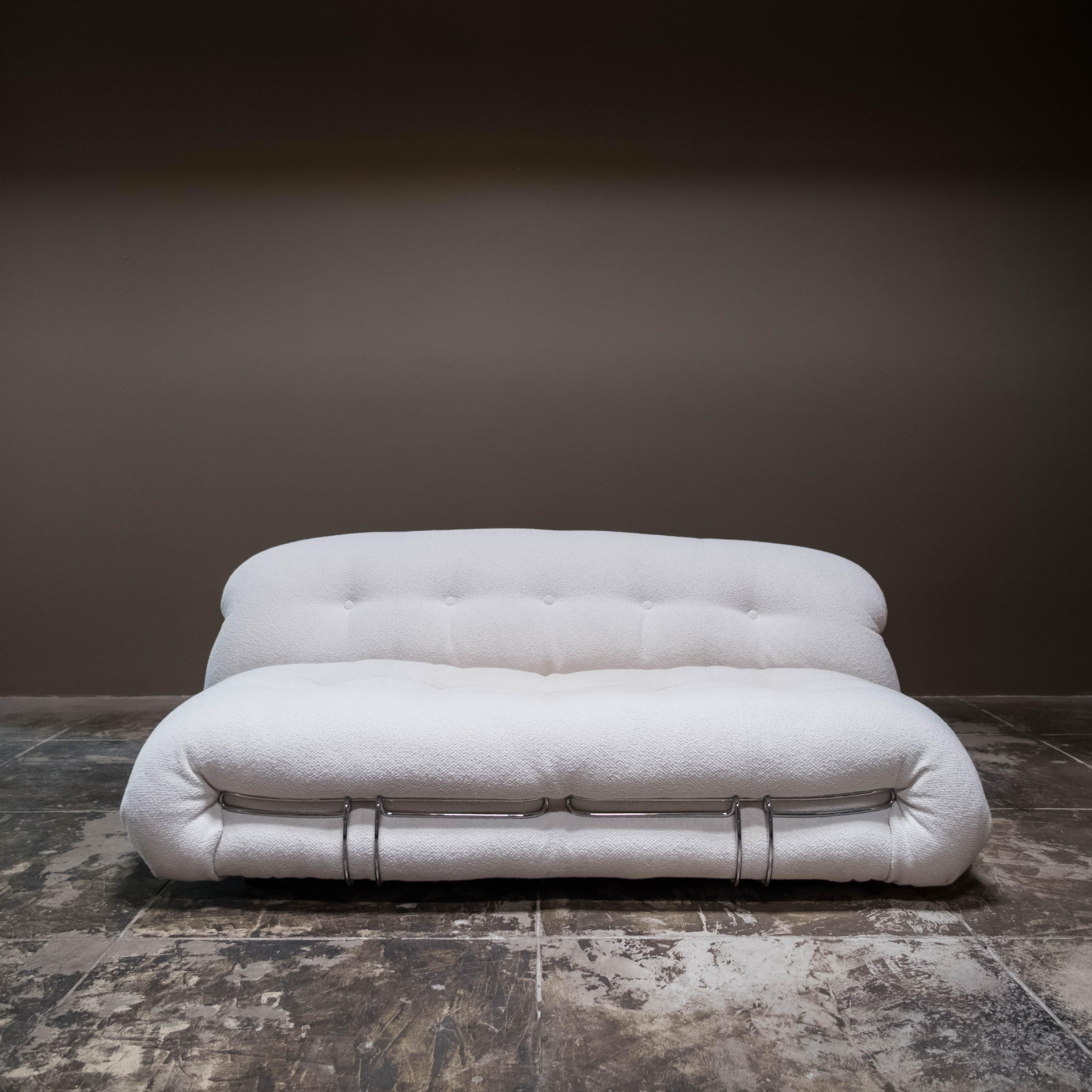 Mid-Century Modern Sofa 'Sorina' d'Afra et Tobia Scarpa pour Cassina en vente
